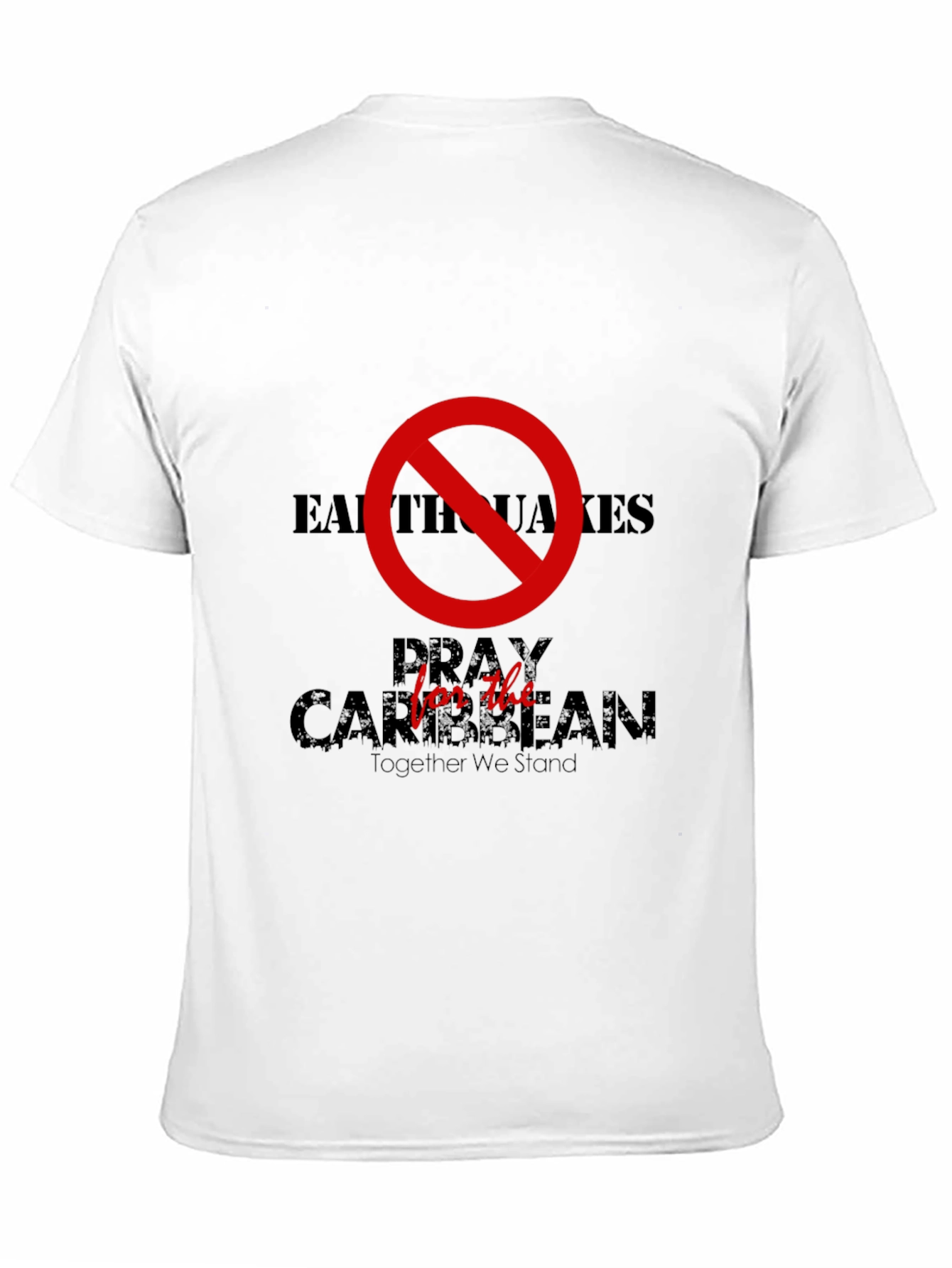 Earthquakes Pray for the Caribbean Graphic Tee