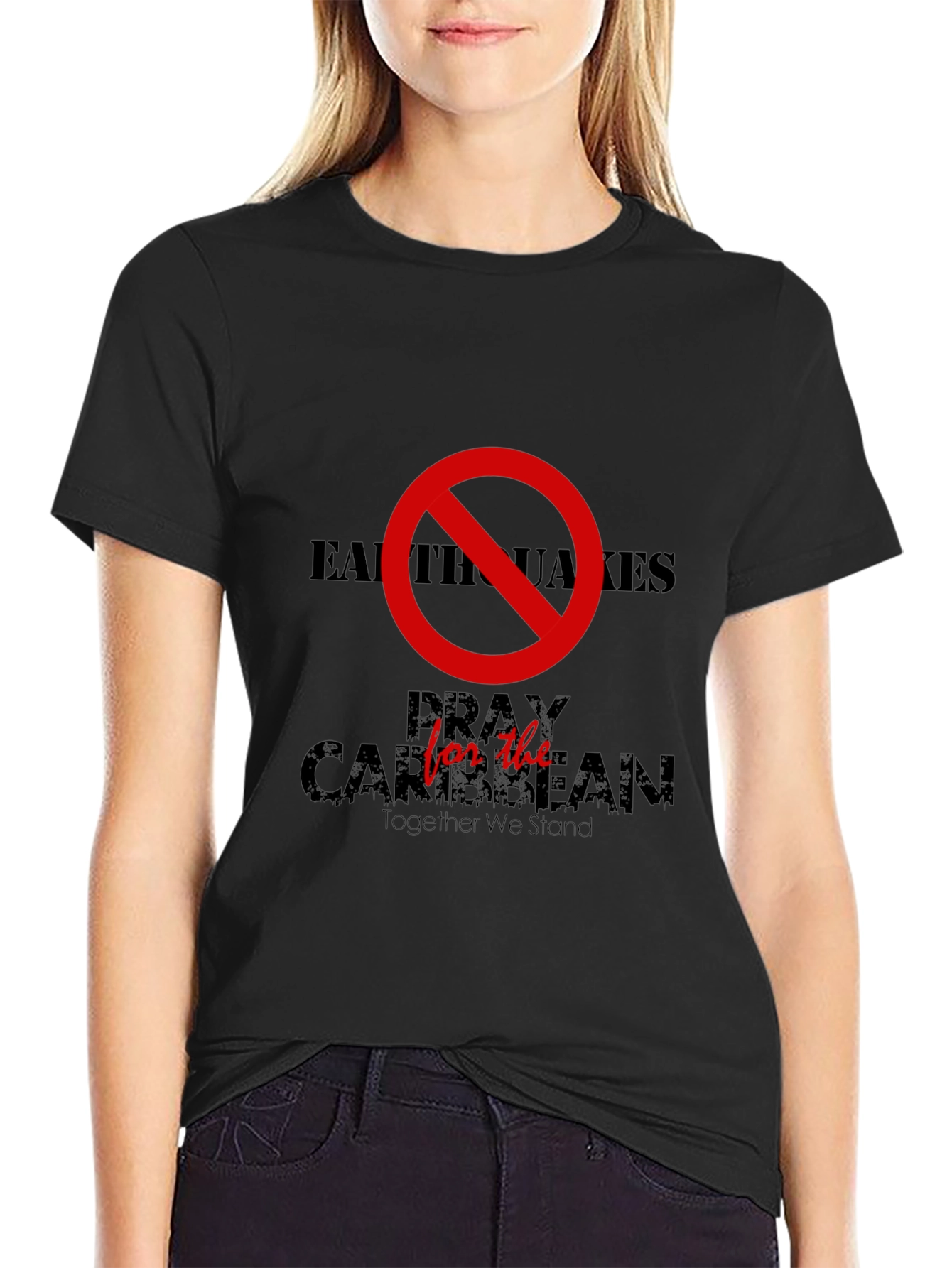 Earthquakes Pray for the Caribbean Graphic Tee