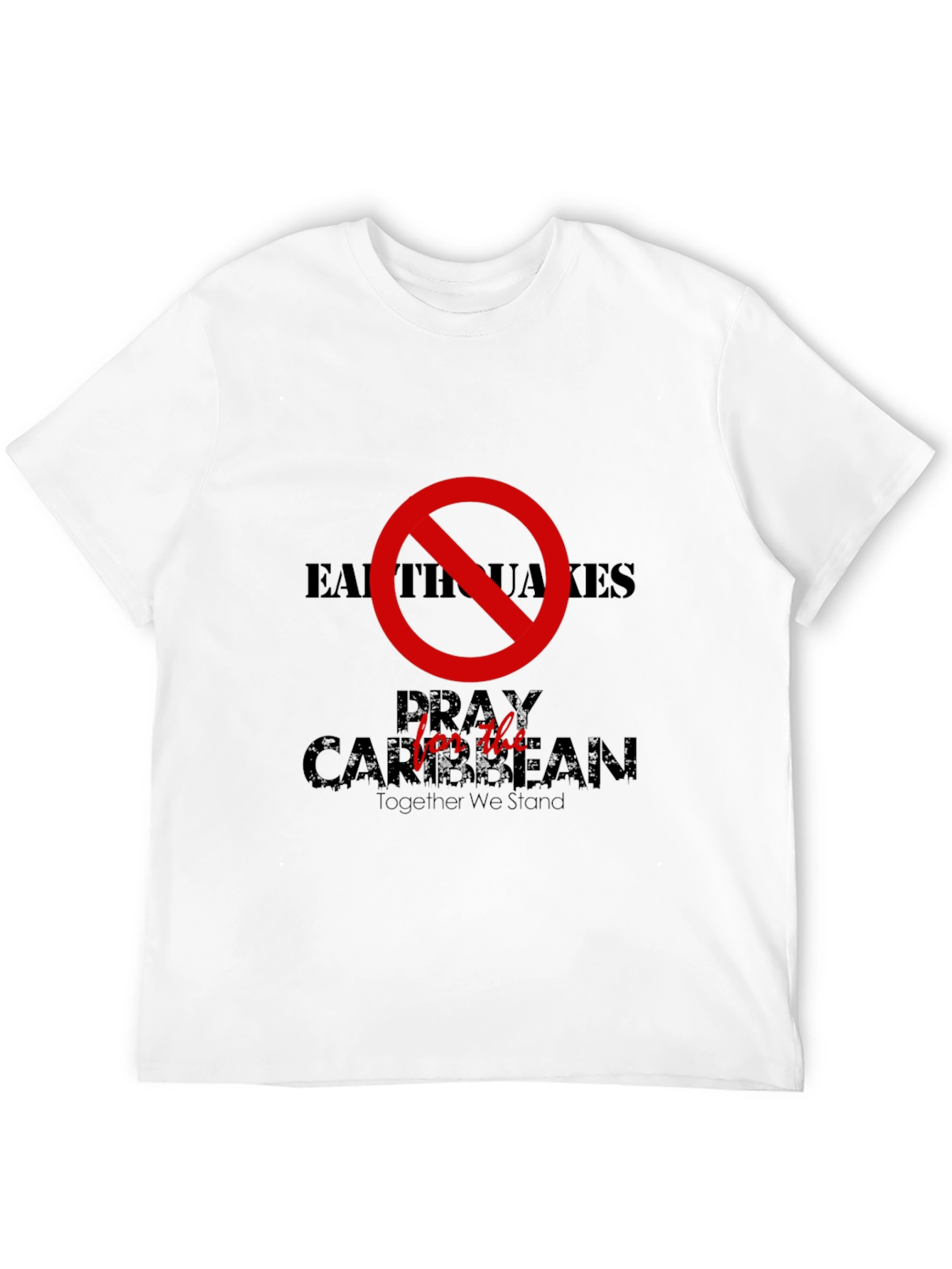 Earthquakes Pray for the Caribbean Graphic Tee