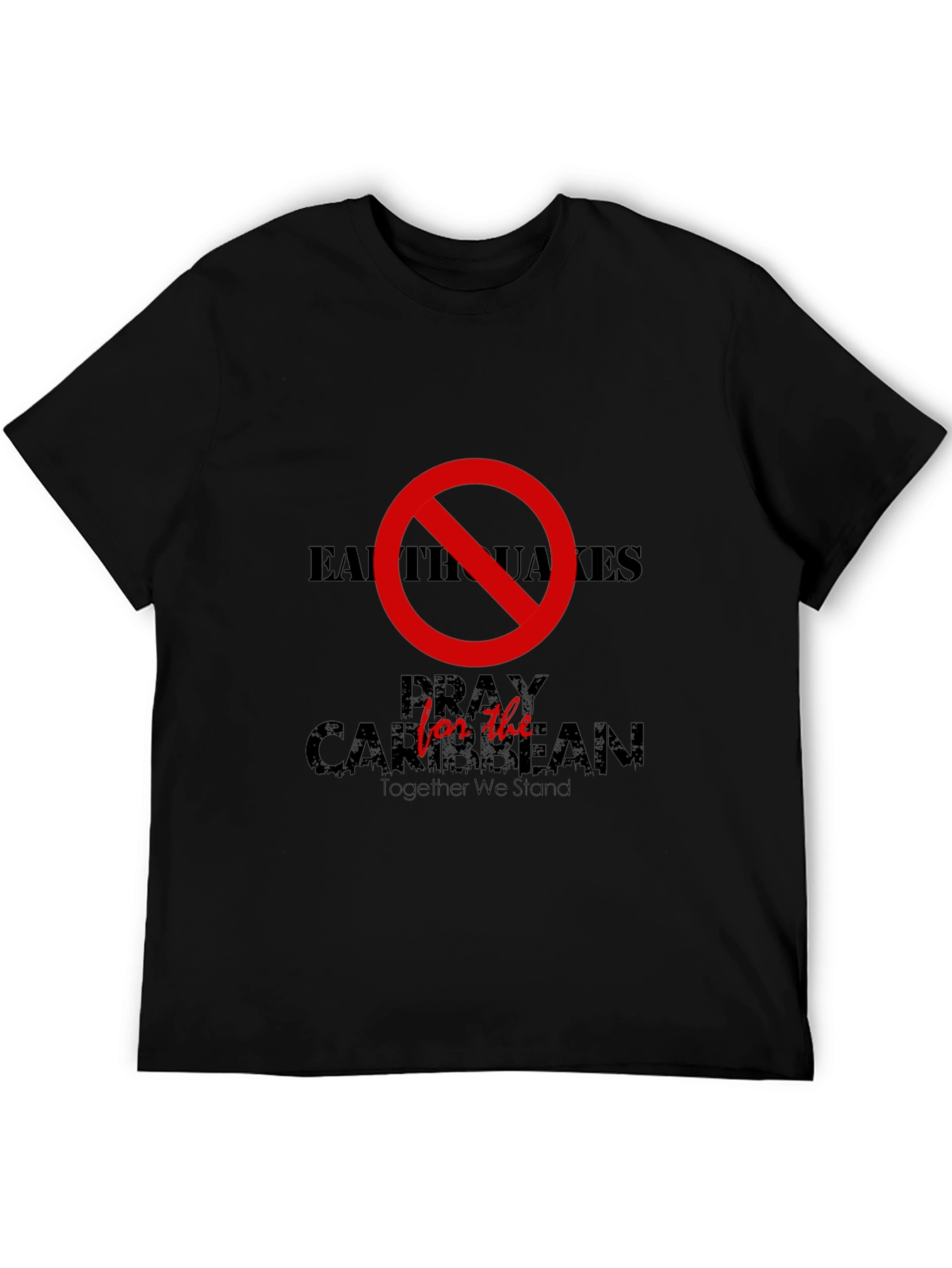 Earthquakes Pray for the Caribbean Graphic Tee
