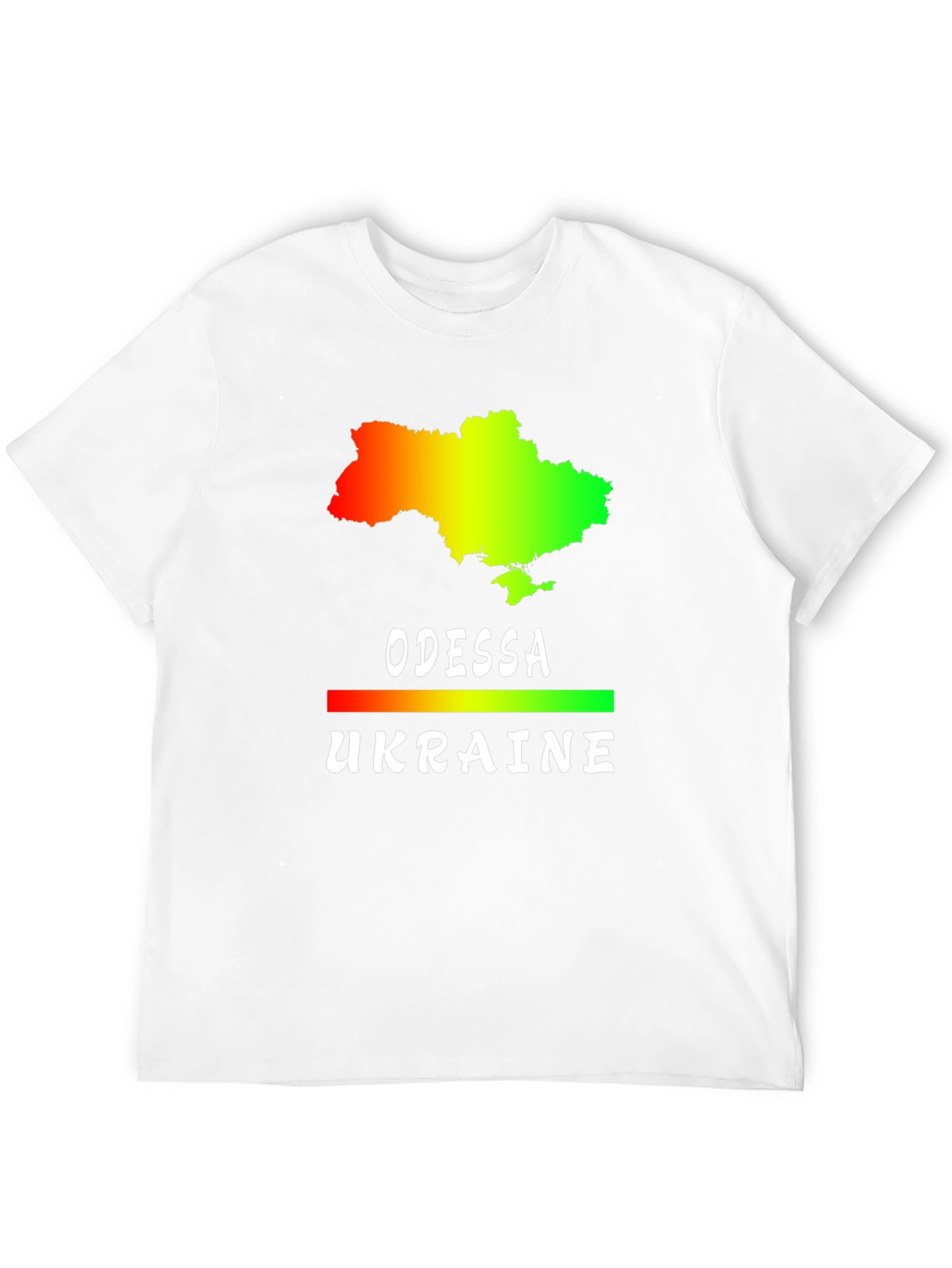 Odessa Ukraine Map Graphic T-Shirt