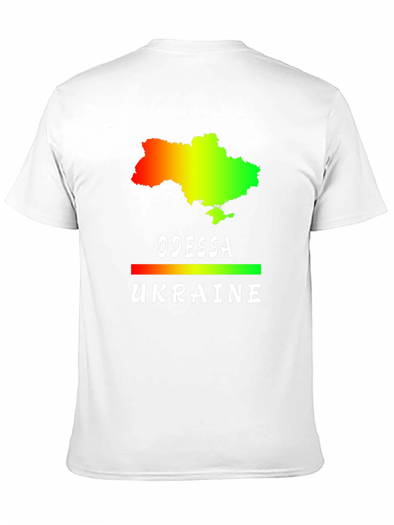 Odessa Ukraine Map Graphic T-Shirt