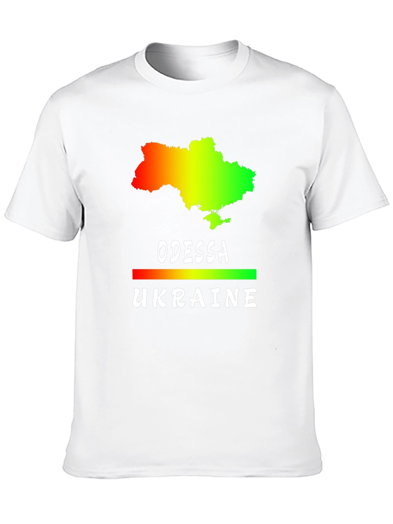 Odessa Ukraine Map Graphic T-Shirt