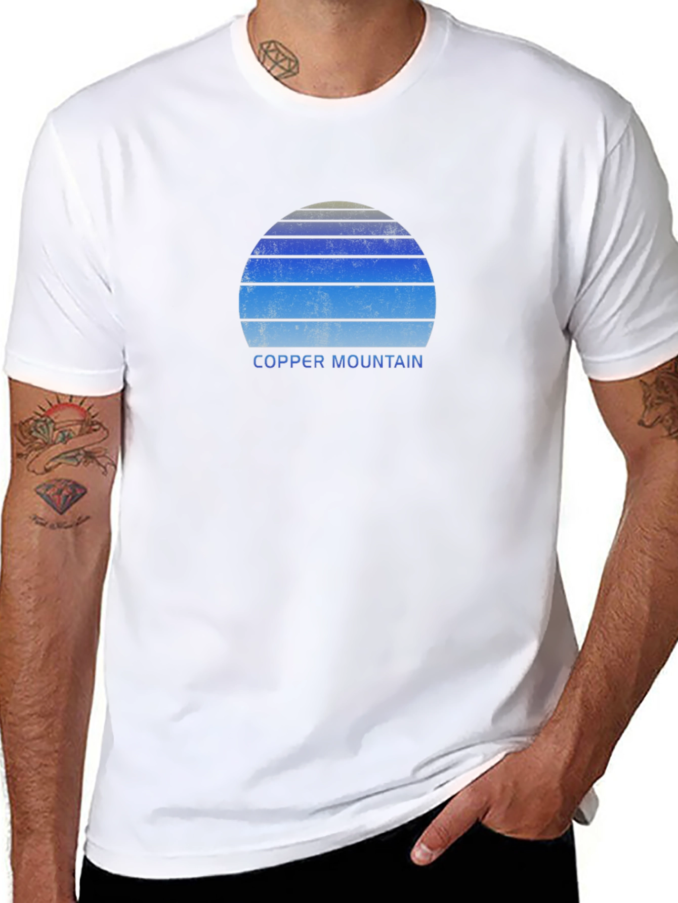 Copper Mountain Retro Sunset T-Shirt - Graphic Tee