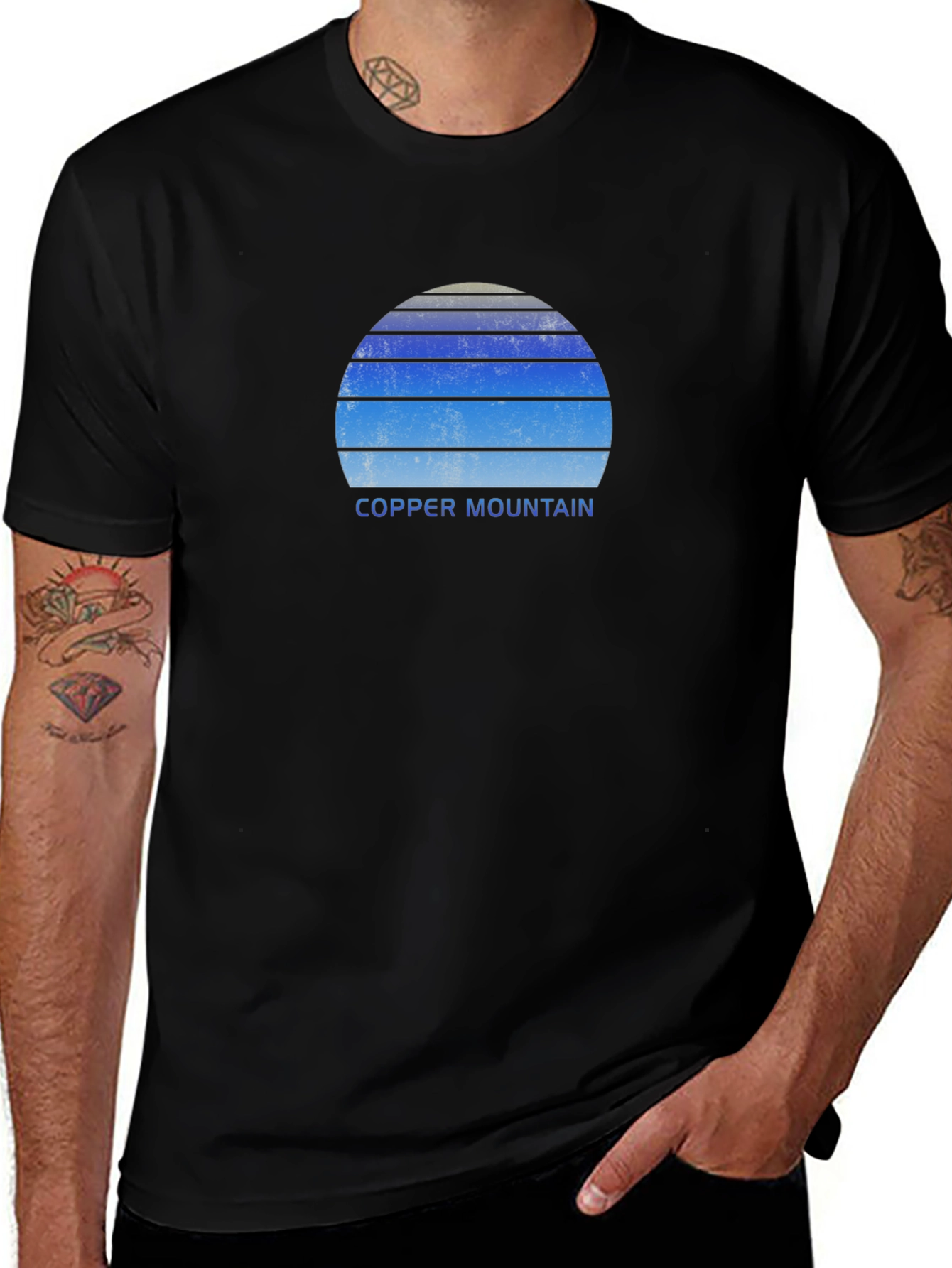 Copper Mountain Retro Sunset T-Shirt - Graphic Tee