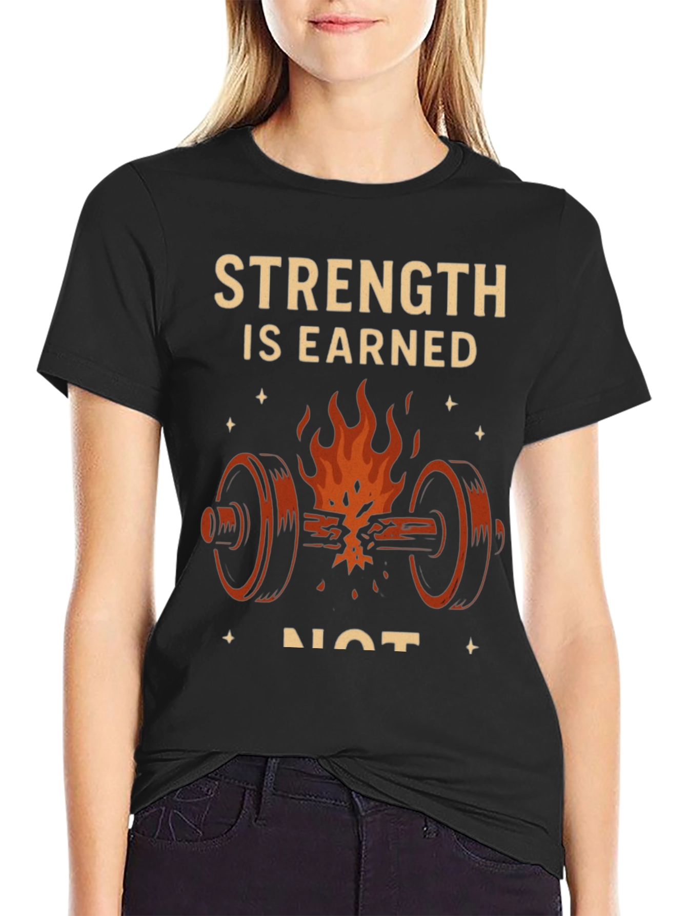 Strength is Earned Graphic Tee