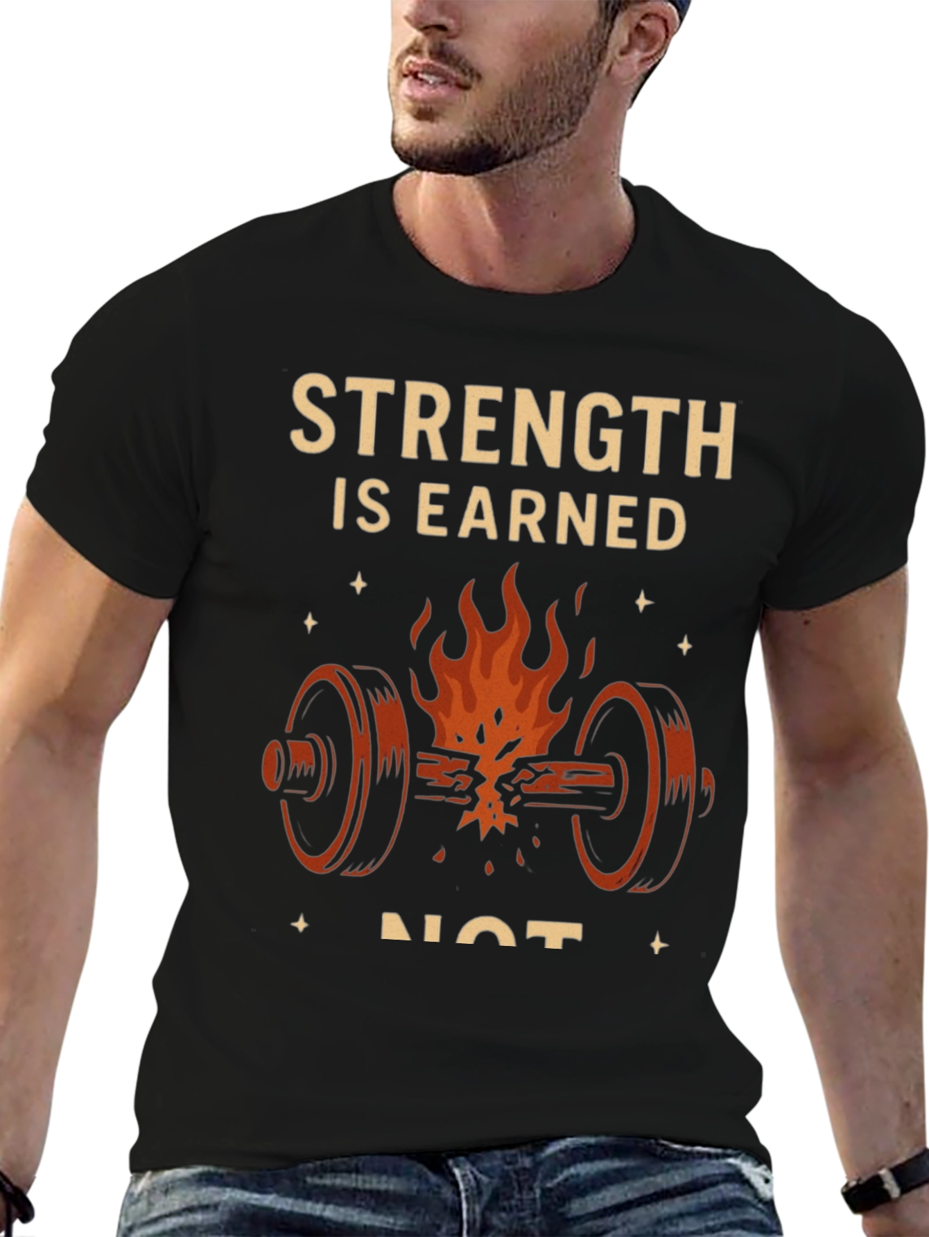 Strength is Earned Graphic Tee
