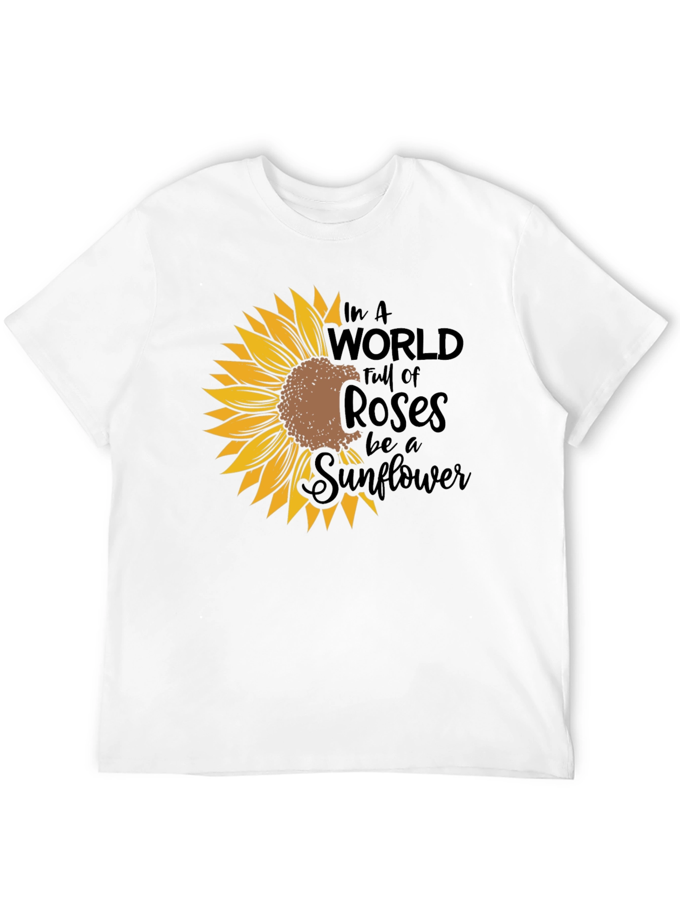 Sunflower Graphic Tee - Be a Sunflower