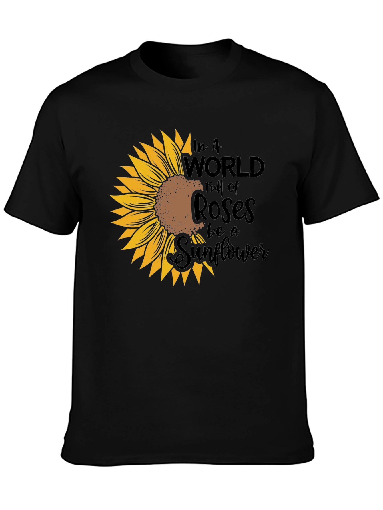 Sunflower Graphic Tee - Be a Sunflower