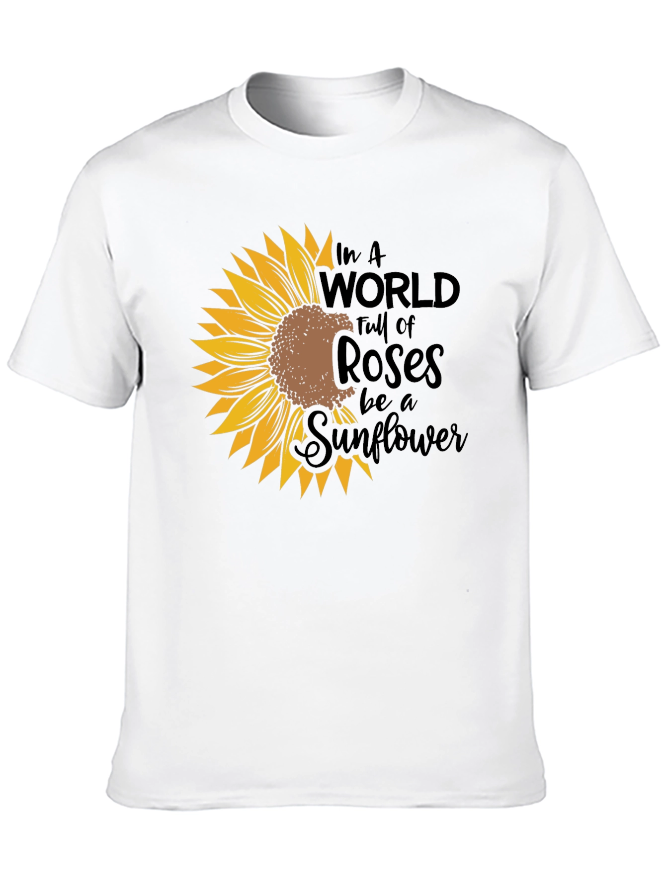 Sunflower Graphic Tee - Be a Sunflower