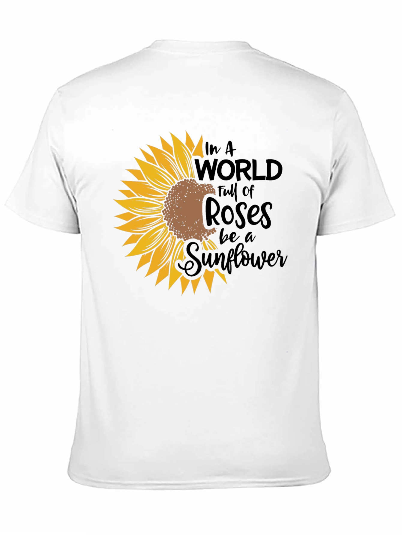 Sunflower Graphic Tee - Be a Sunflower