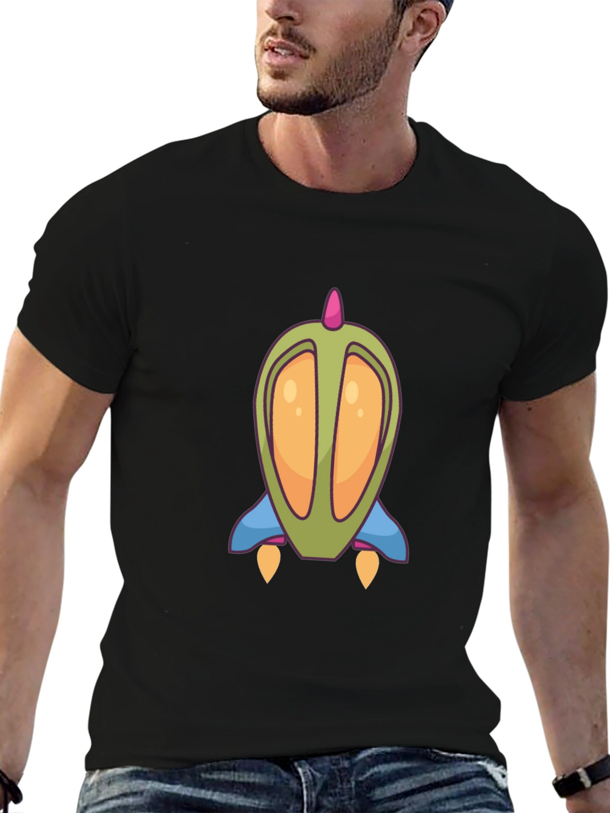 Funky Rocket Graphic Tee