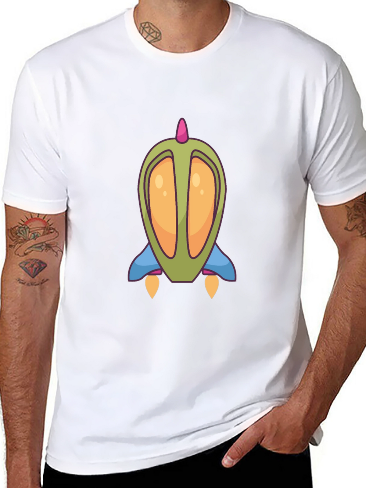 Funky Rocket Graphic Tee