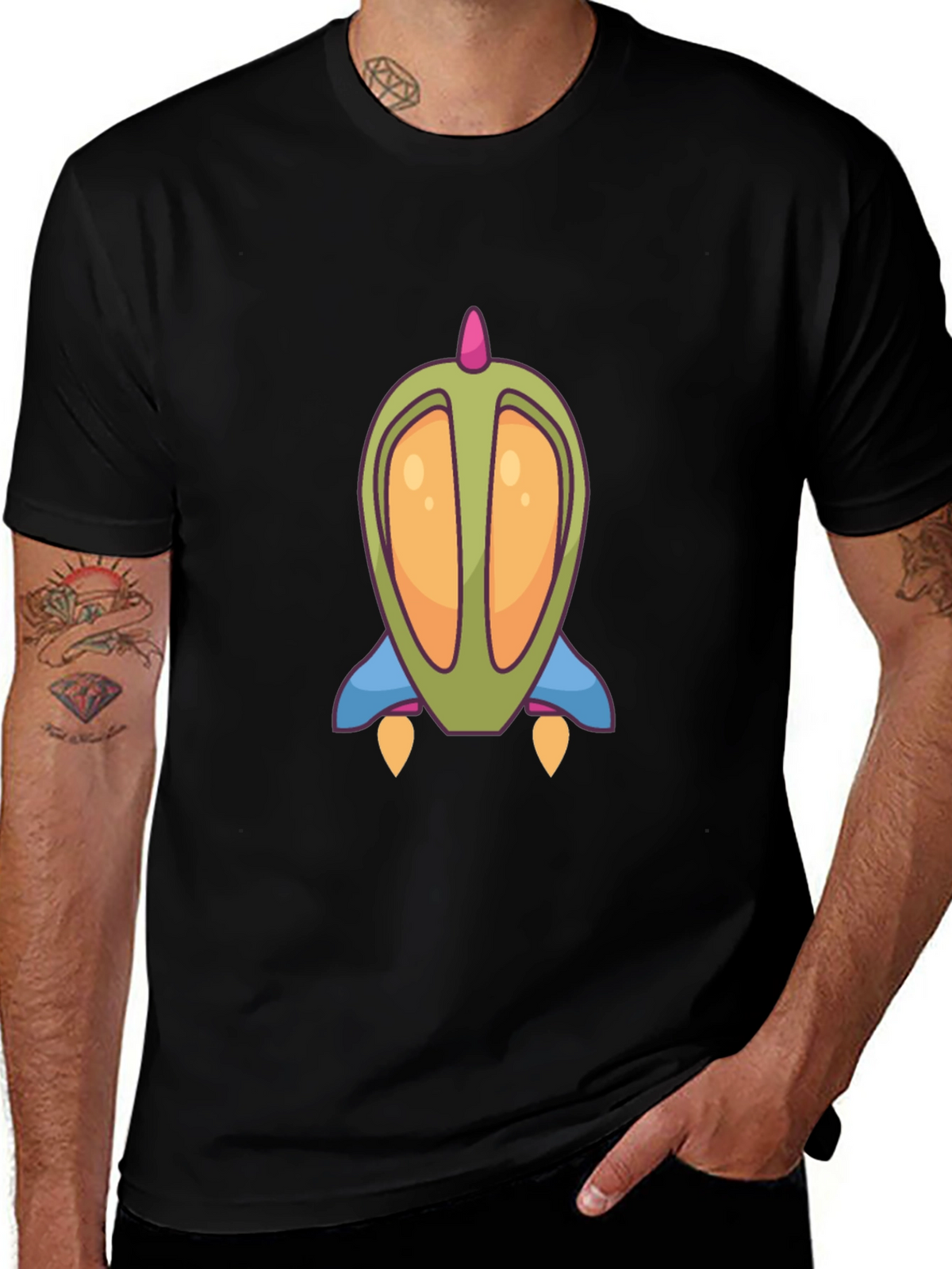 Funky Rocket Graphic Tee