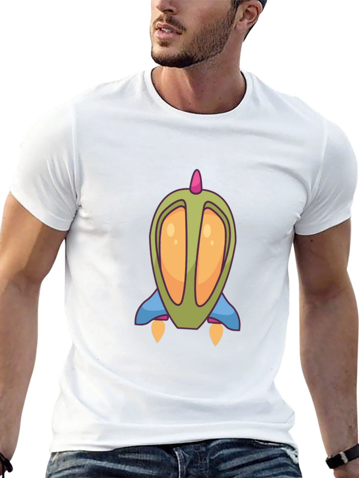 Funky Rocket Graphic Tee