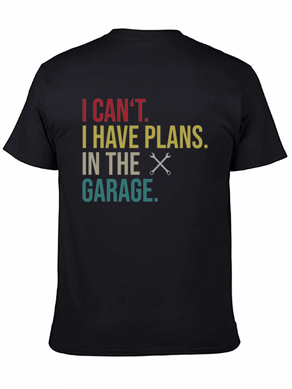 Garage Plans Graphic Tee - Mechanic Humor T-Shirt