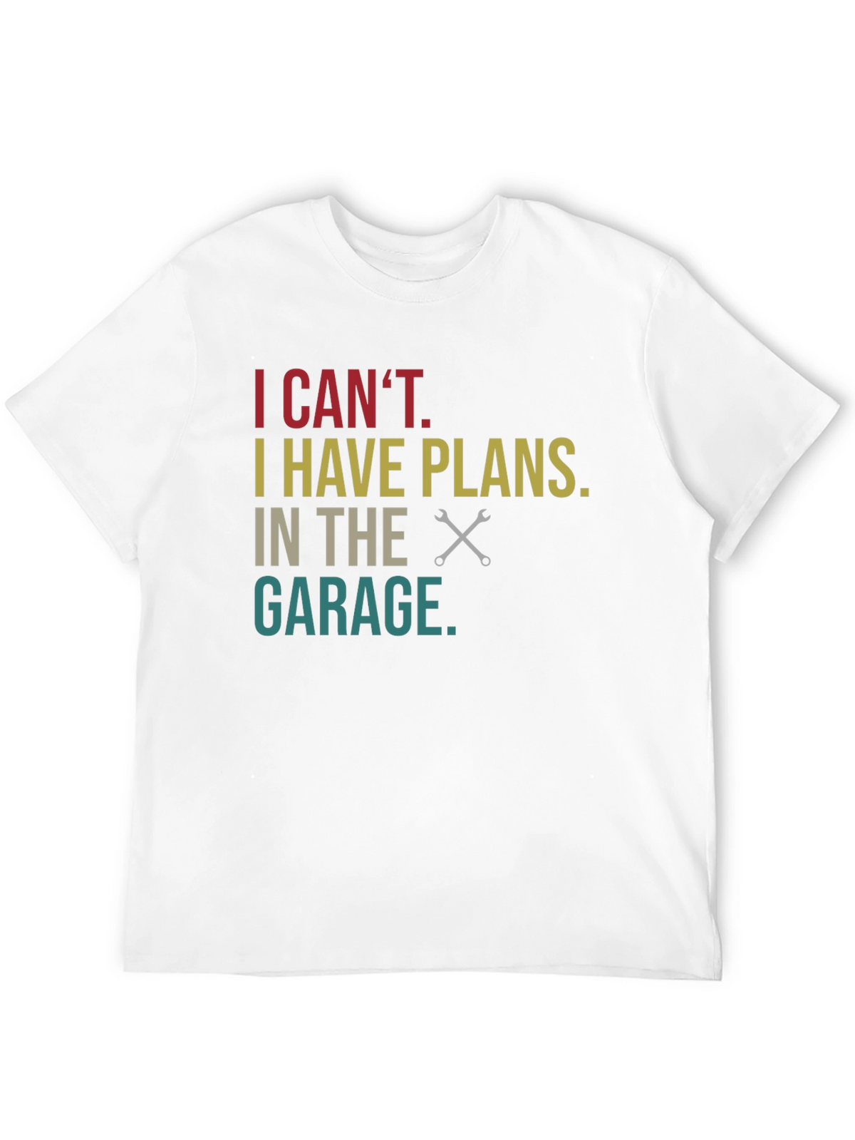 Garage Plans Graphic Tee - Mechanic Humor T-Shirt