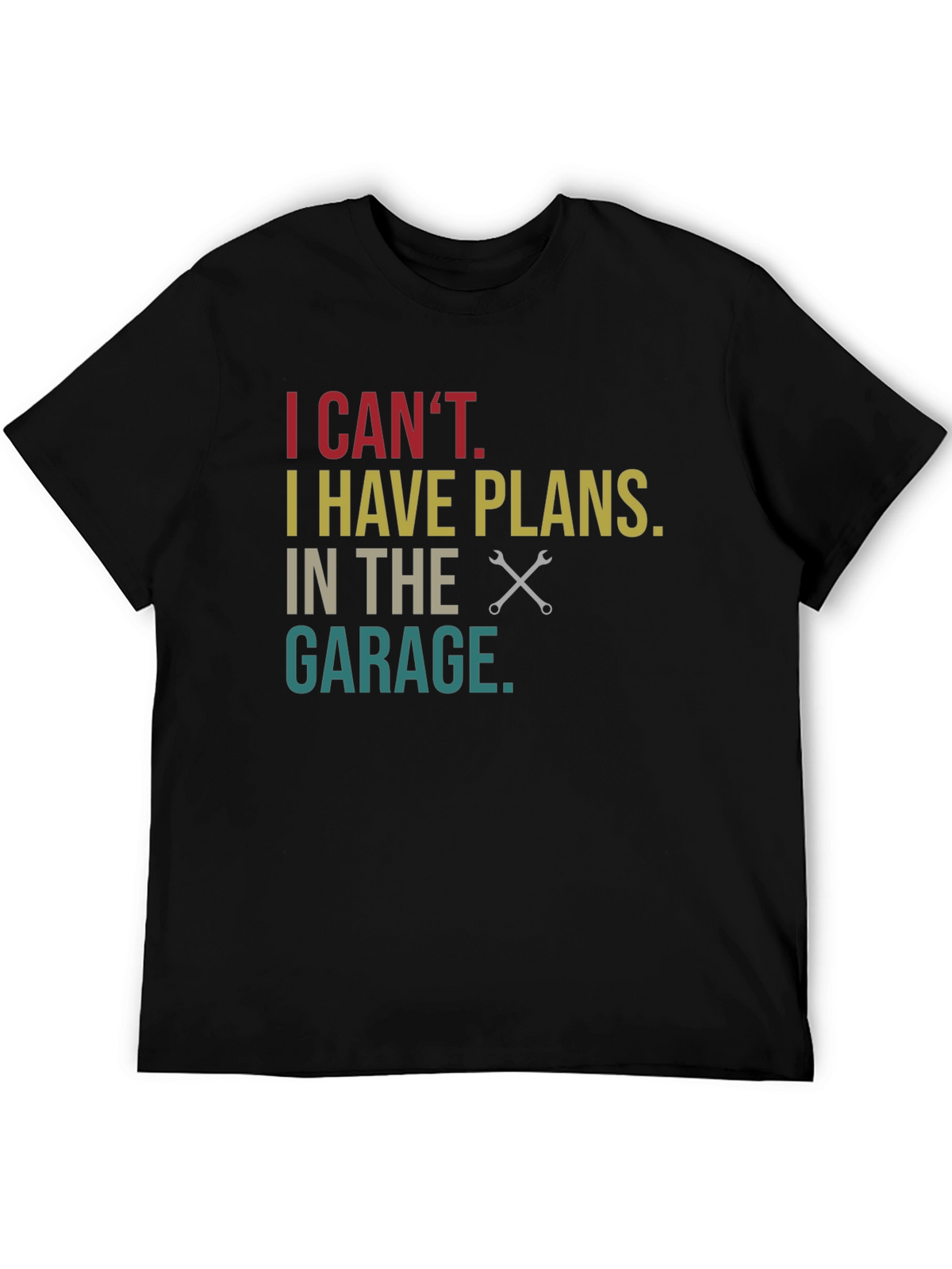Garage Plans Graphic Tee - Mechanic Humor T-Shirt