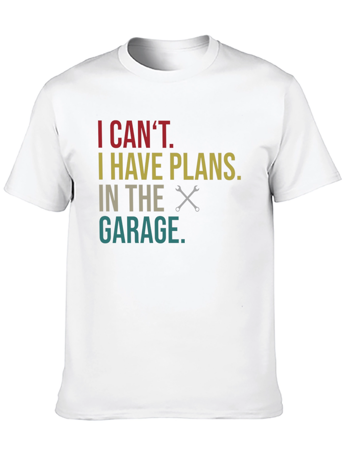 Garage Plans Graphic Tee - Mechanic Humor T-Shirt