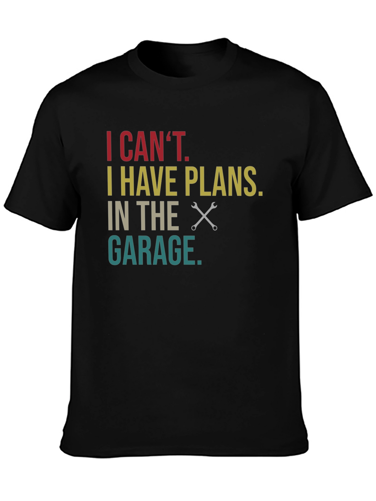 Garage Plans Graphic Tee - Mechanic Humor T-Shirt