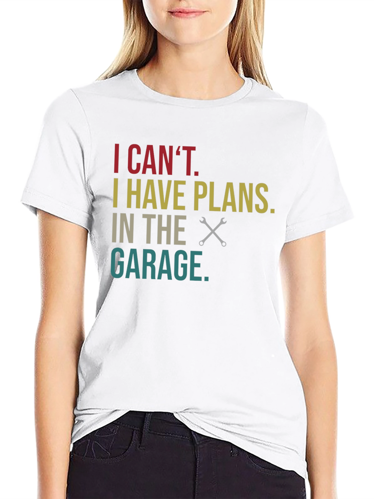 Garage Plans Graphic Tee - Mechanic Humor T-Shirt