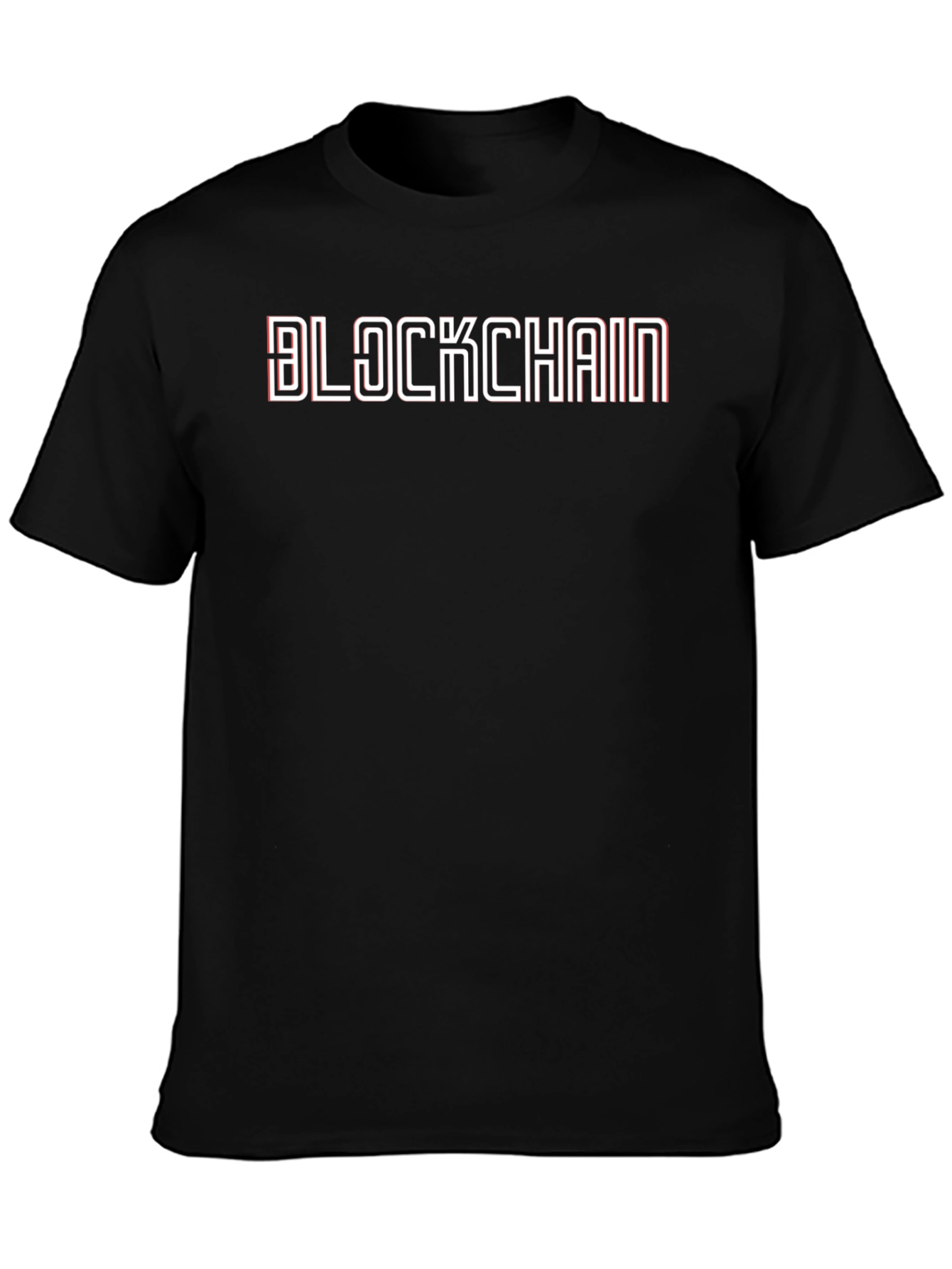 Blockchain Graphic Tee - Modern Crypto T-Shirt