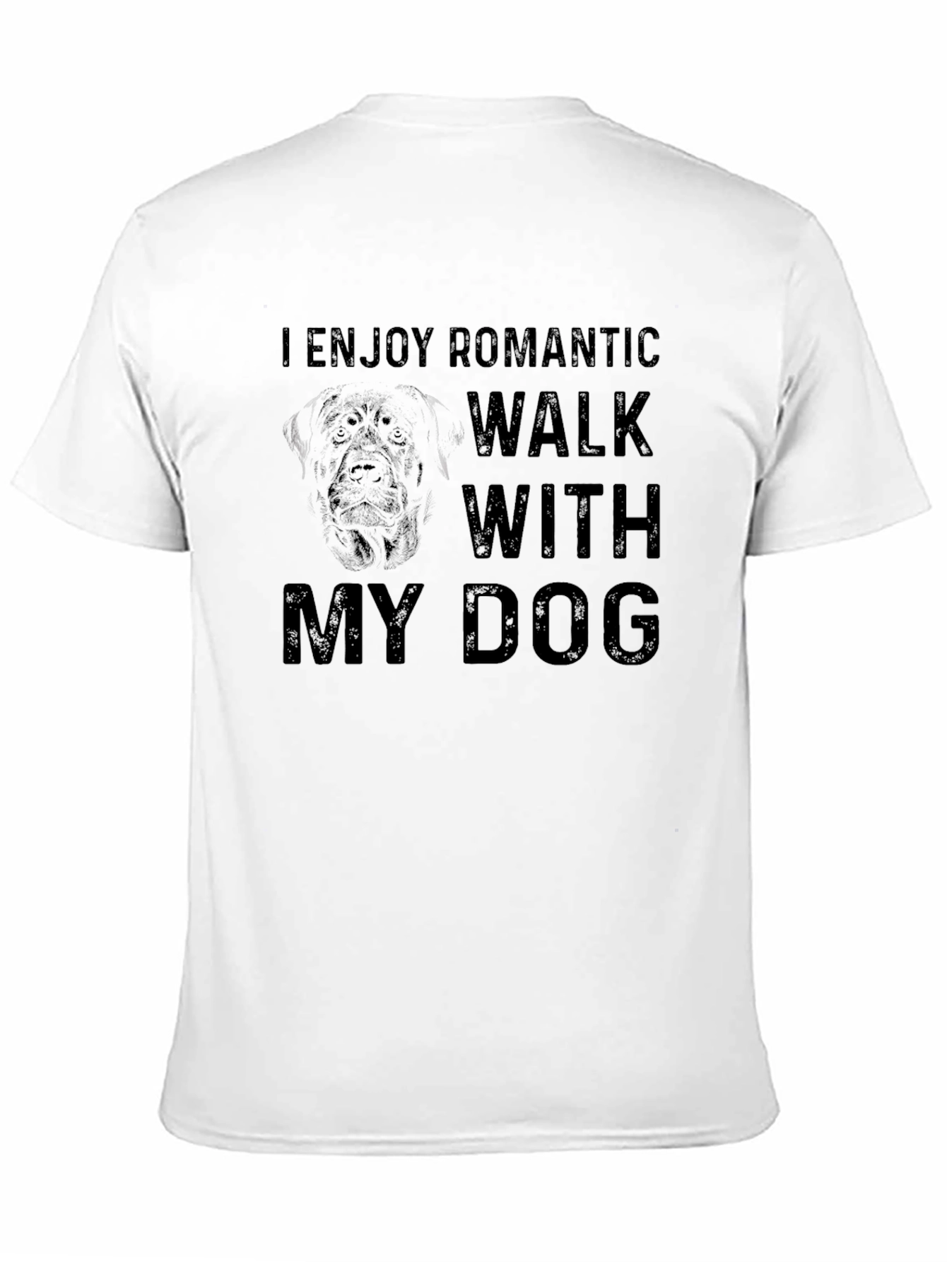 Romantic Dog Walk T-Shirt