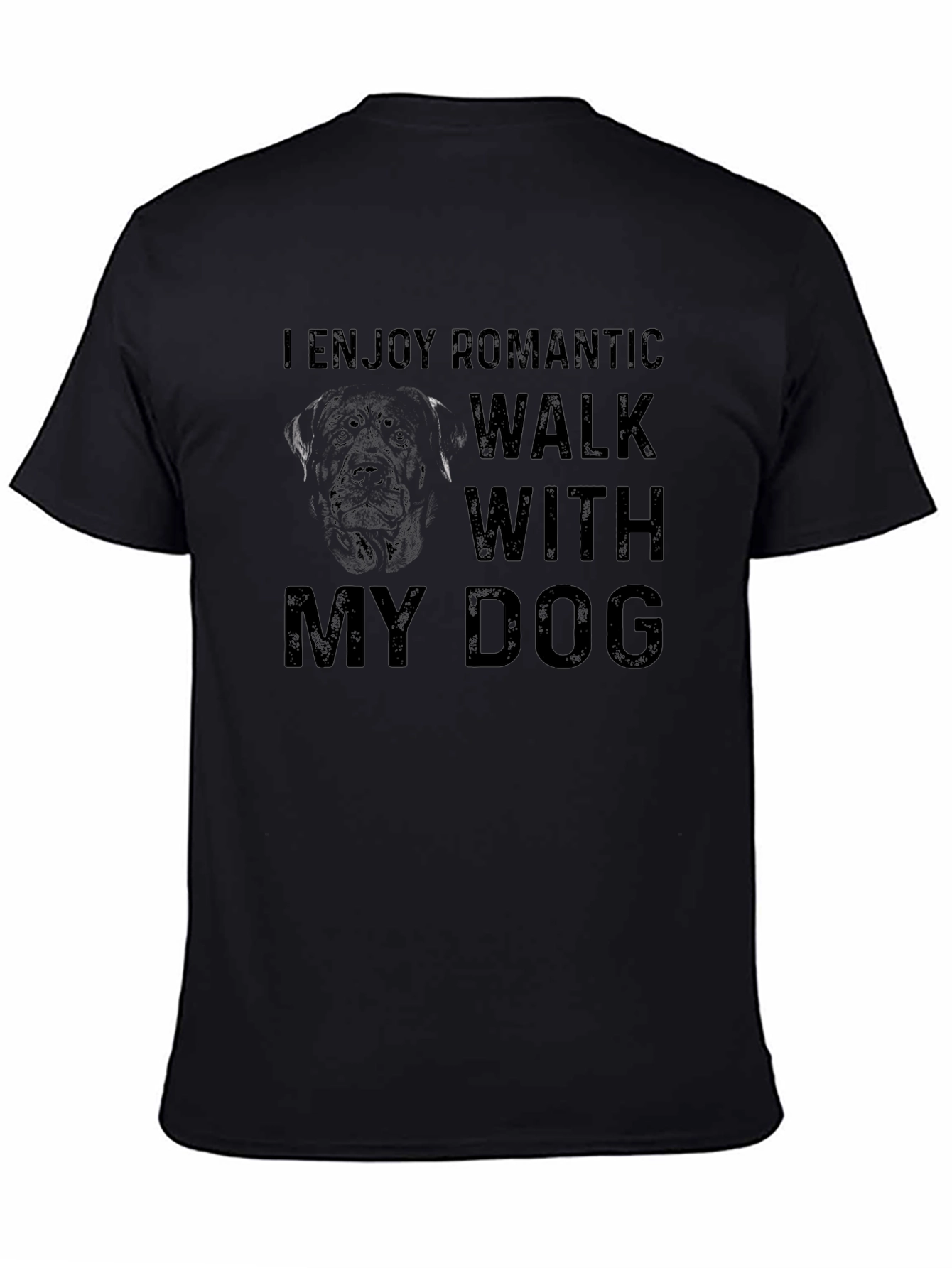 Romantic Dog Walk T-Shirt