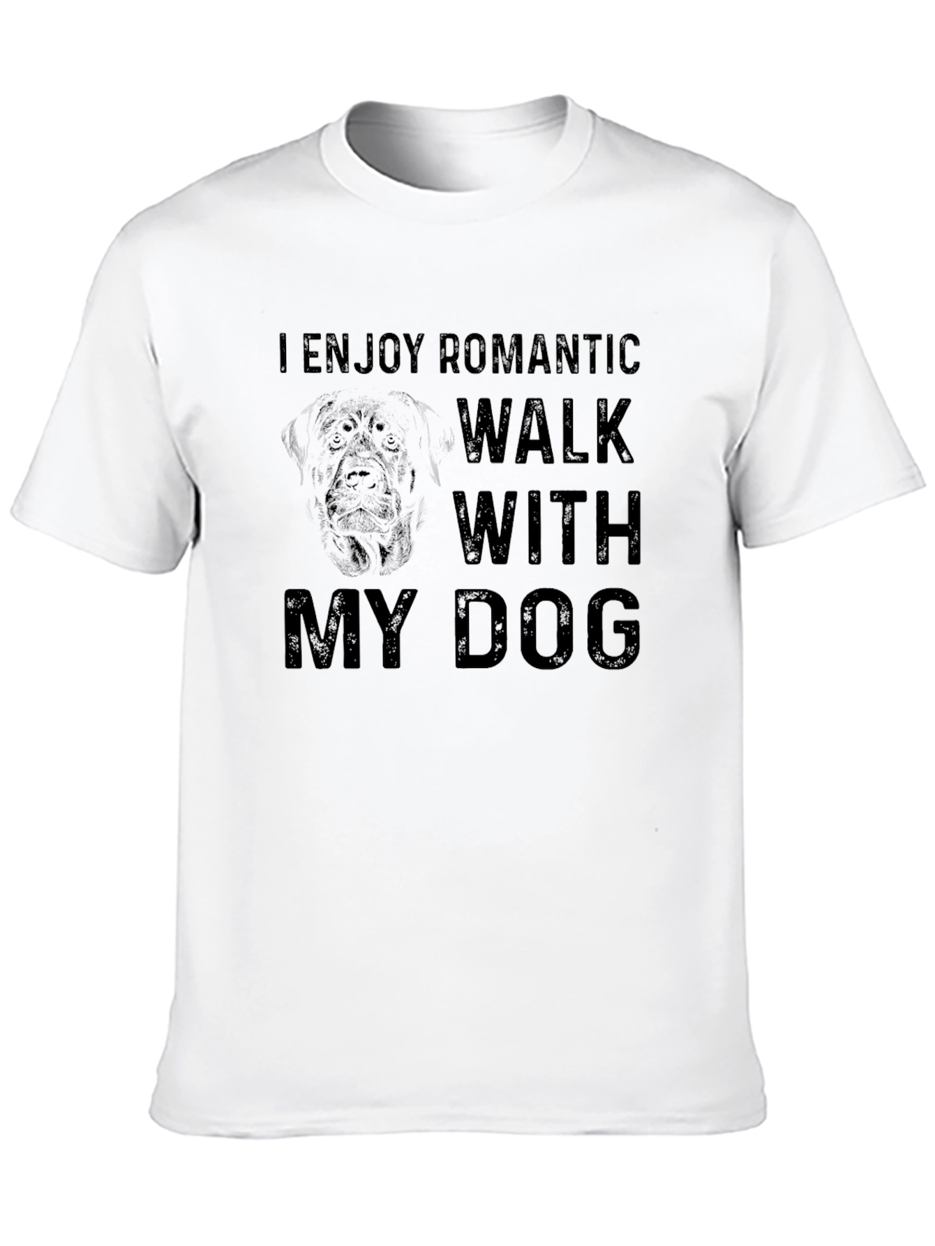 Romantic Dog Walk T-Shirt