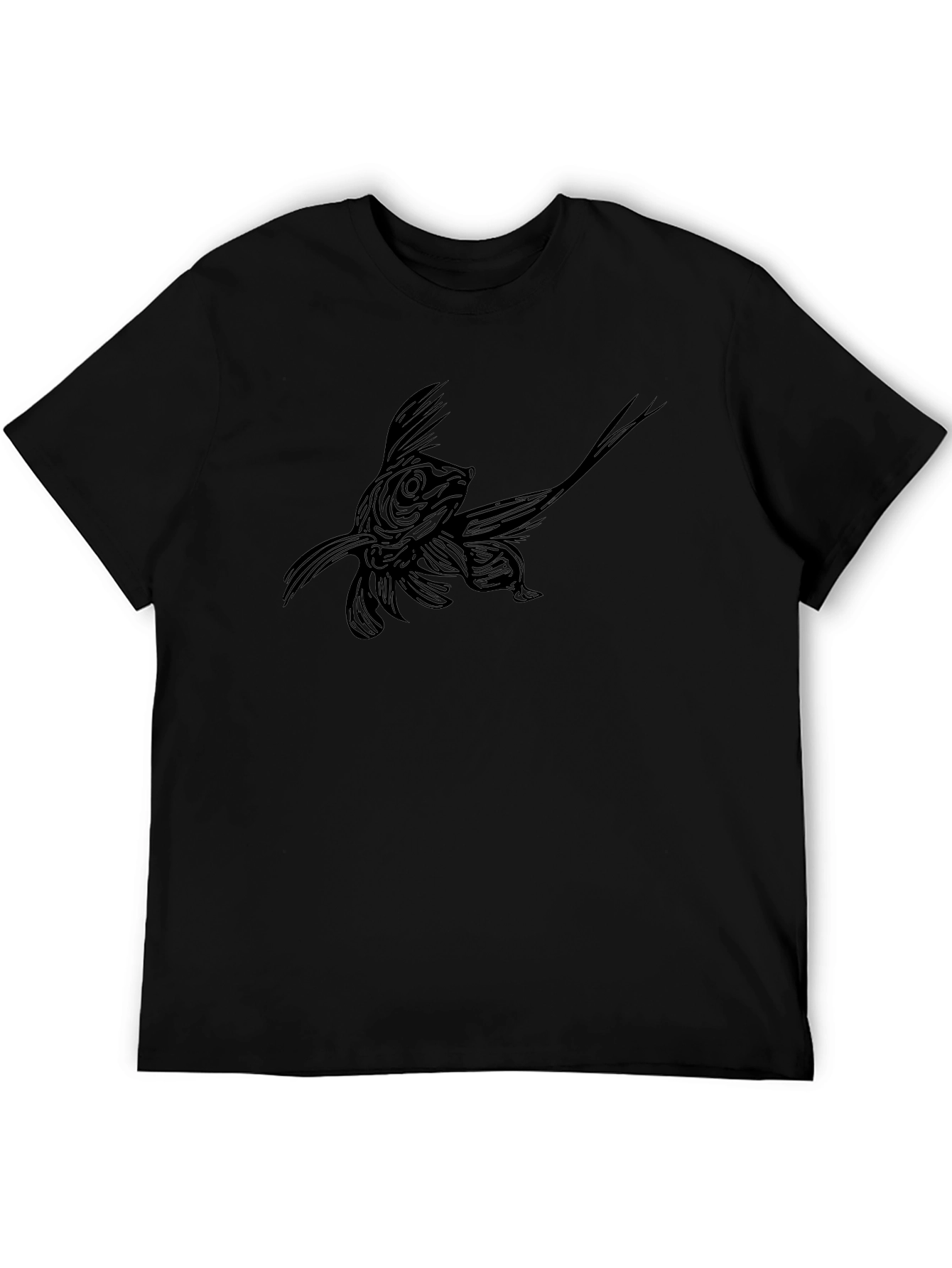 Black Fish Graphic T-Shirt