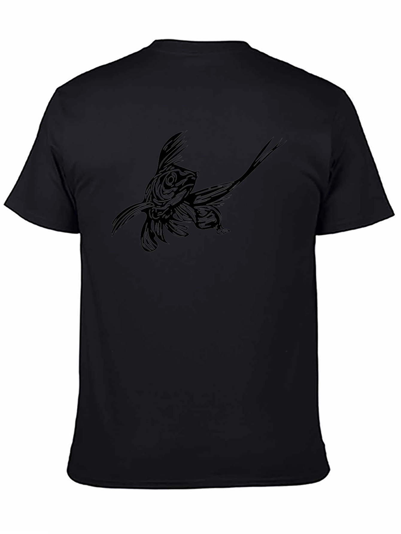 Black Fish Graphic T-Shirt