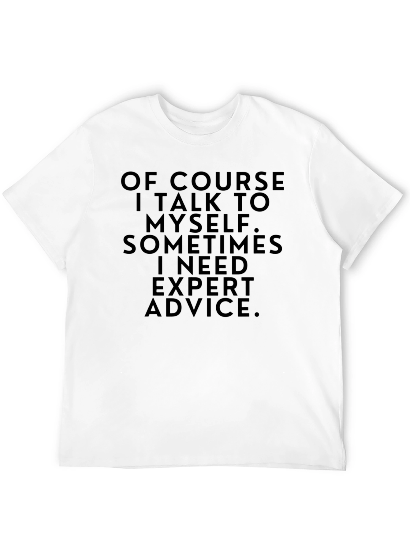 Expert Advice Graphic Tee - Black T-Shirt