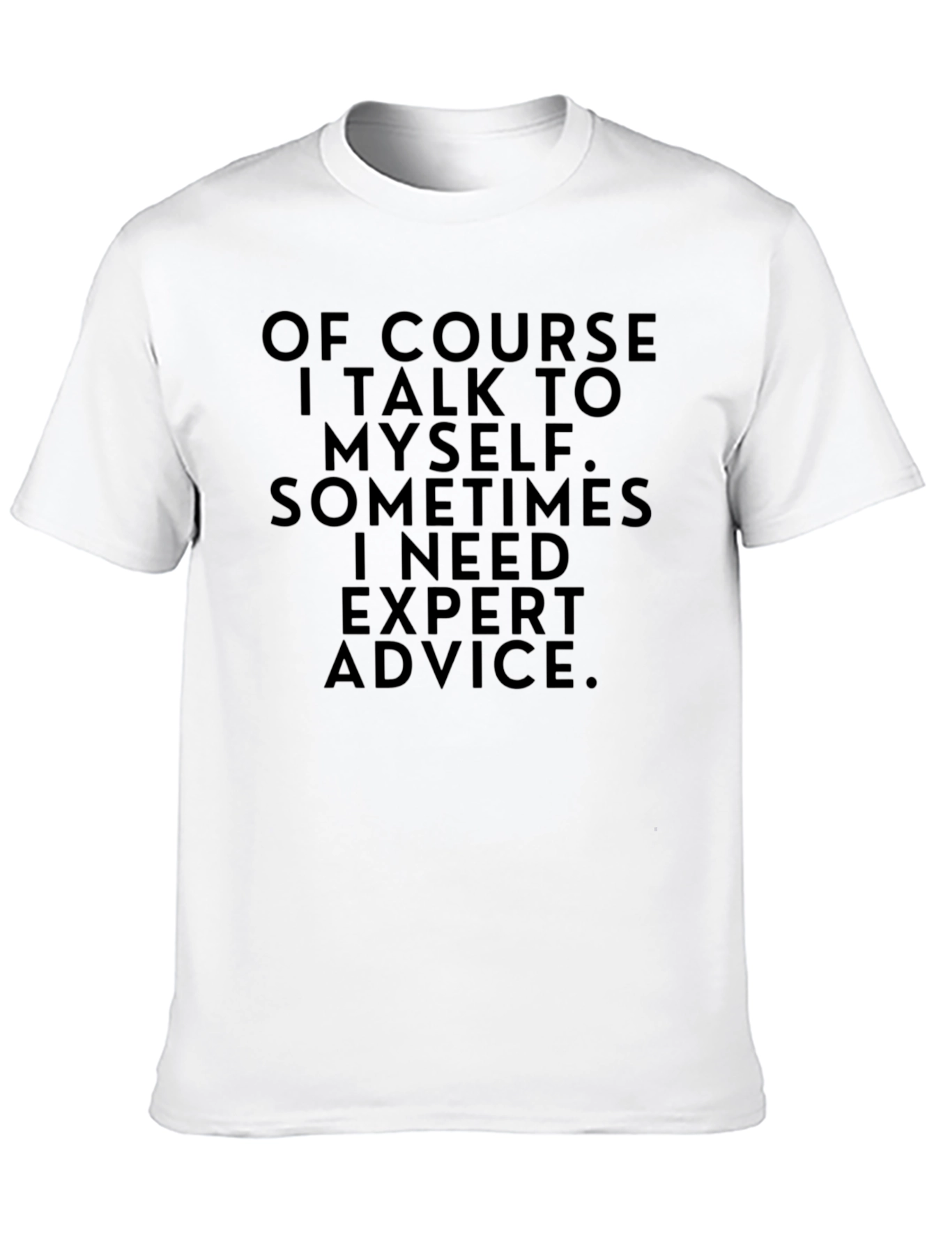 Expert Advice Graphic Tee - Black T-Shirt
