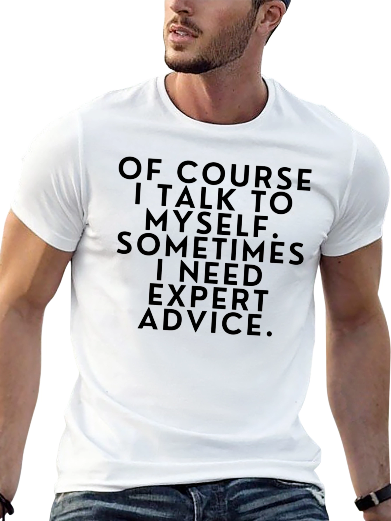 Expert Advice Graphic Tee - Black T-Shirt