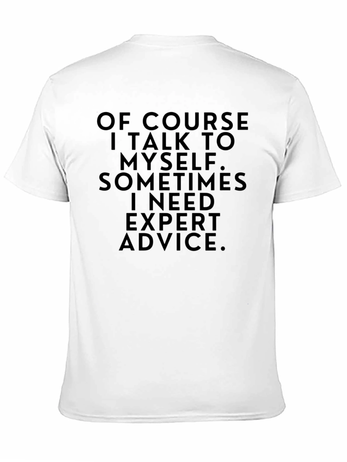 Expert Advice Graphic Tee - Black T-Shirt