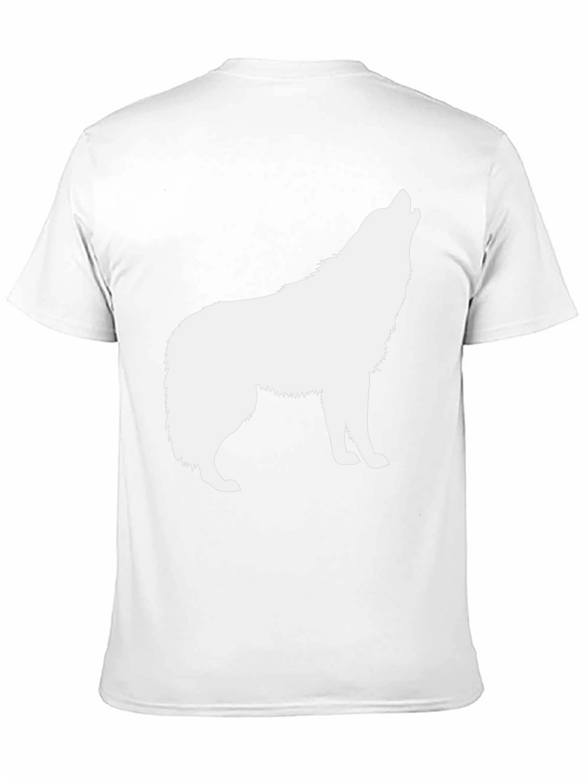 Black Wolf Silhouette T-Shirt