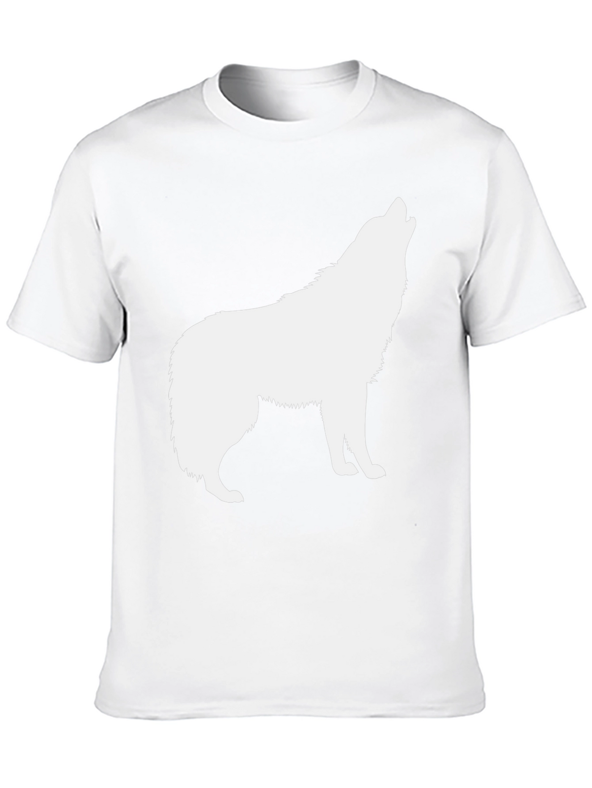 Black Wolf Silhouette T-Shirt