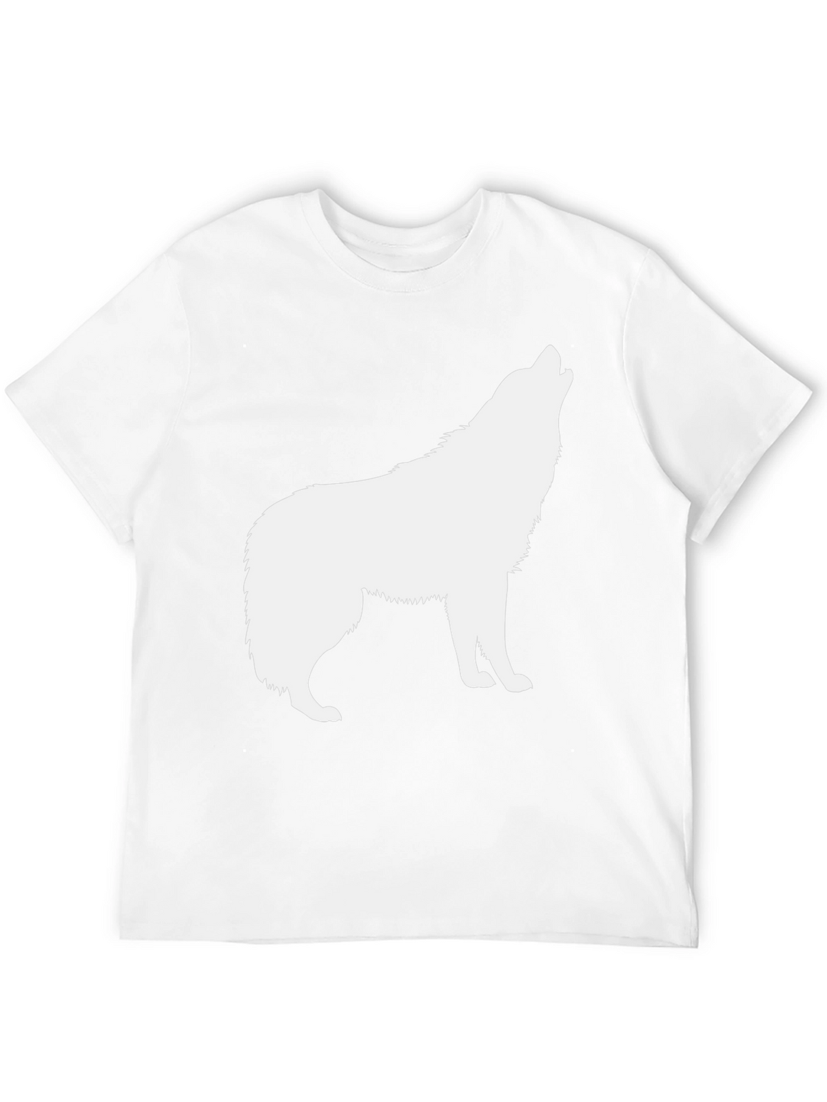 Black Wolf Silhouette T-Shirt