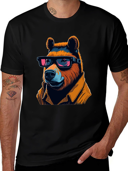 Cool Bear T-Shirt - Stylish Animal Graphic Tee