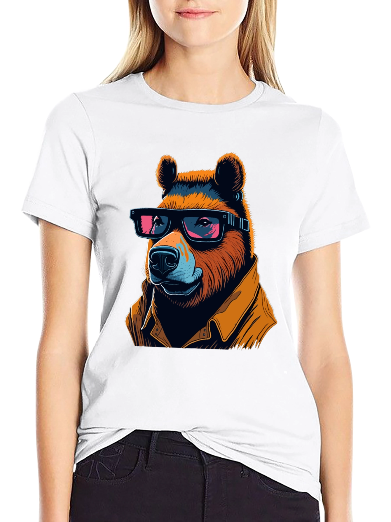 Cool Bear T-Shirt - Stylish Animal Graphic Tee