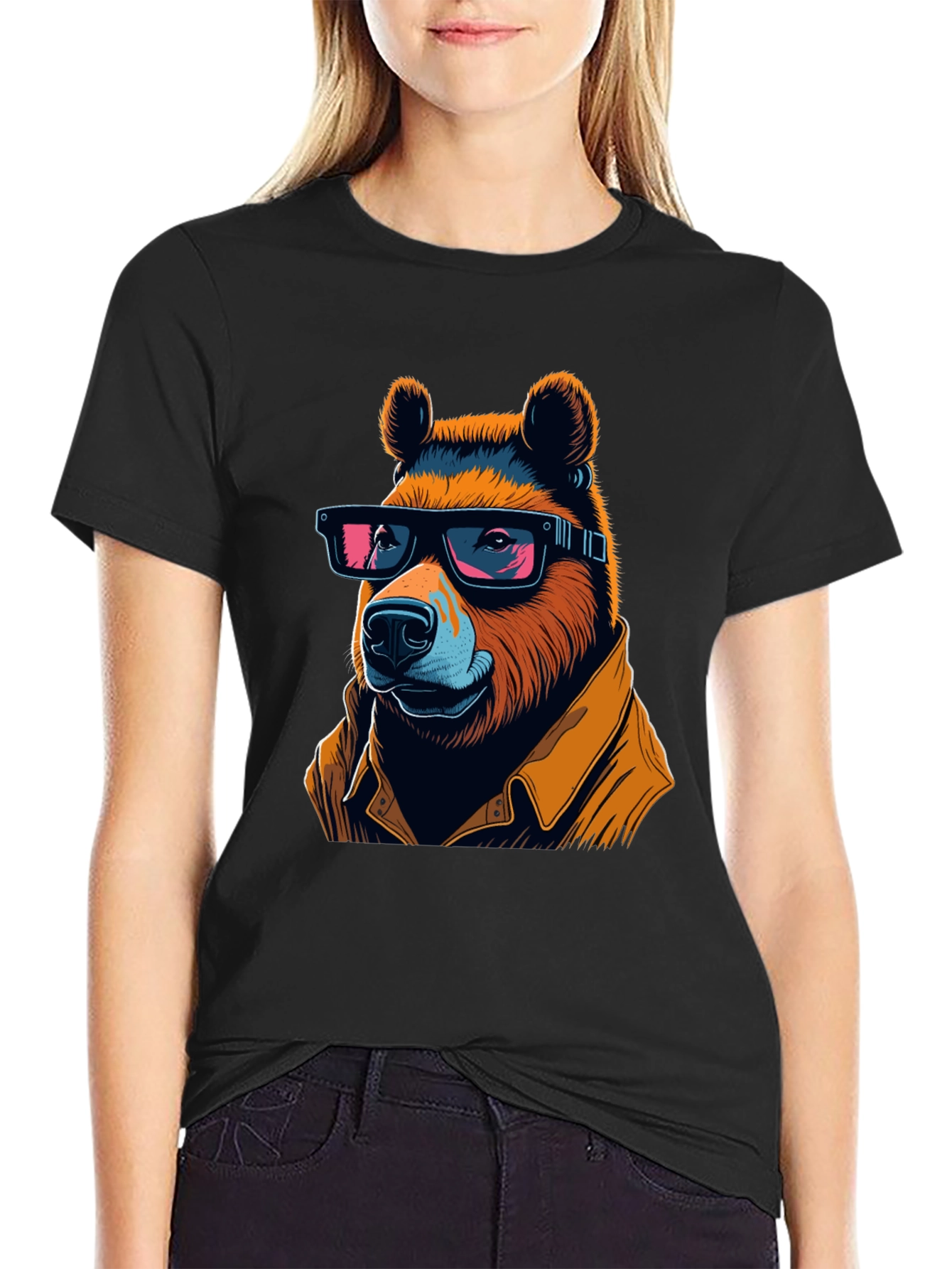 Cool Bear T-Shirt - Stylish Animal Graphic Tee