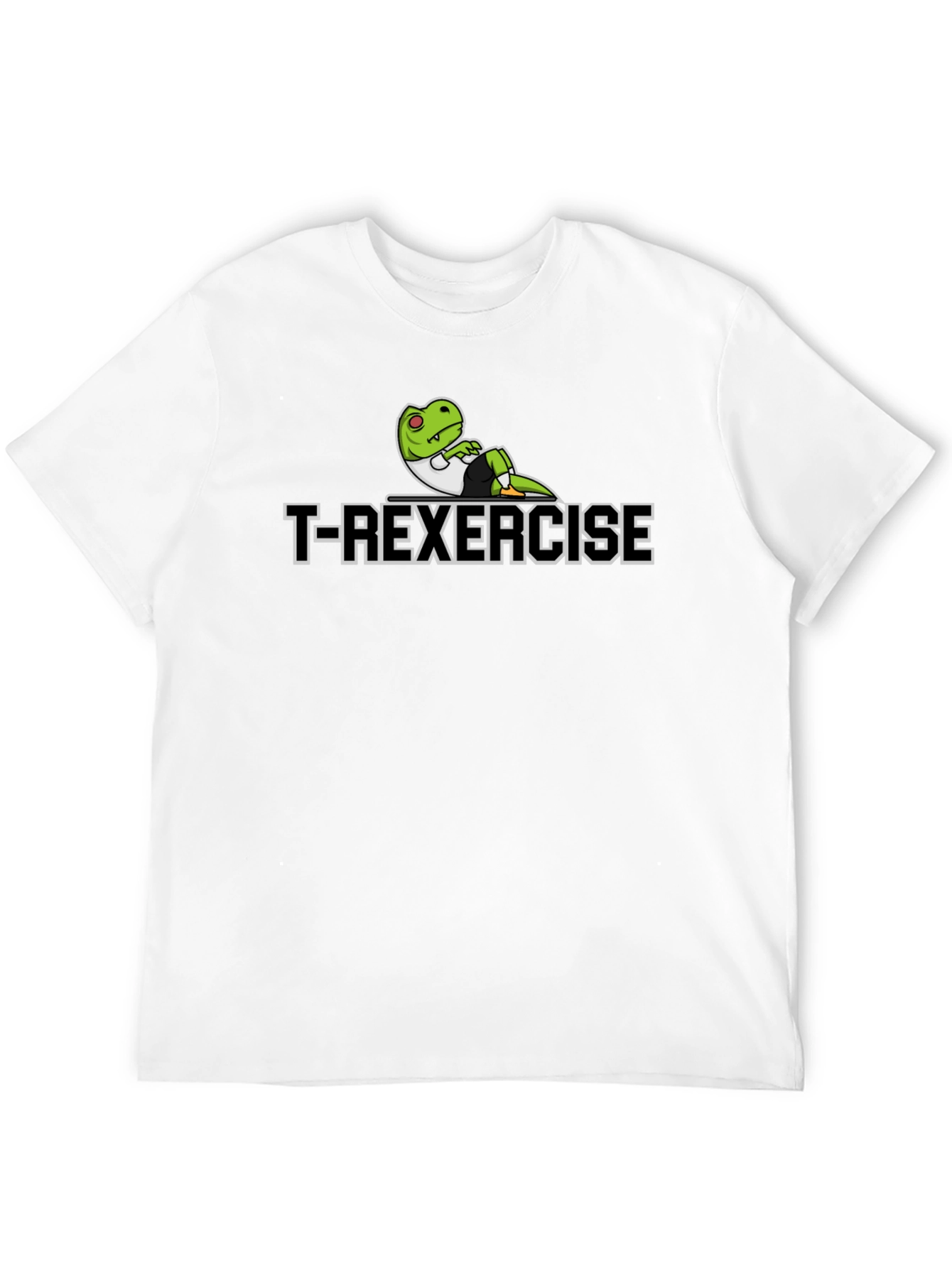 T-Rexercise T-Shirt - Black Cotton Tee