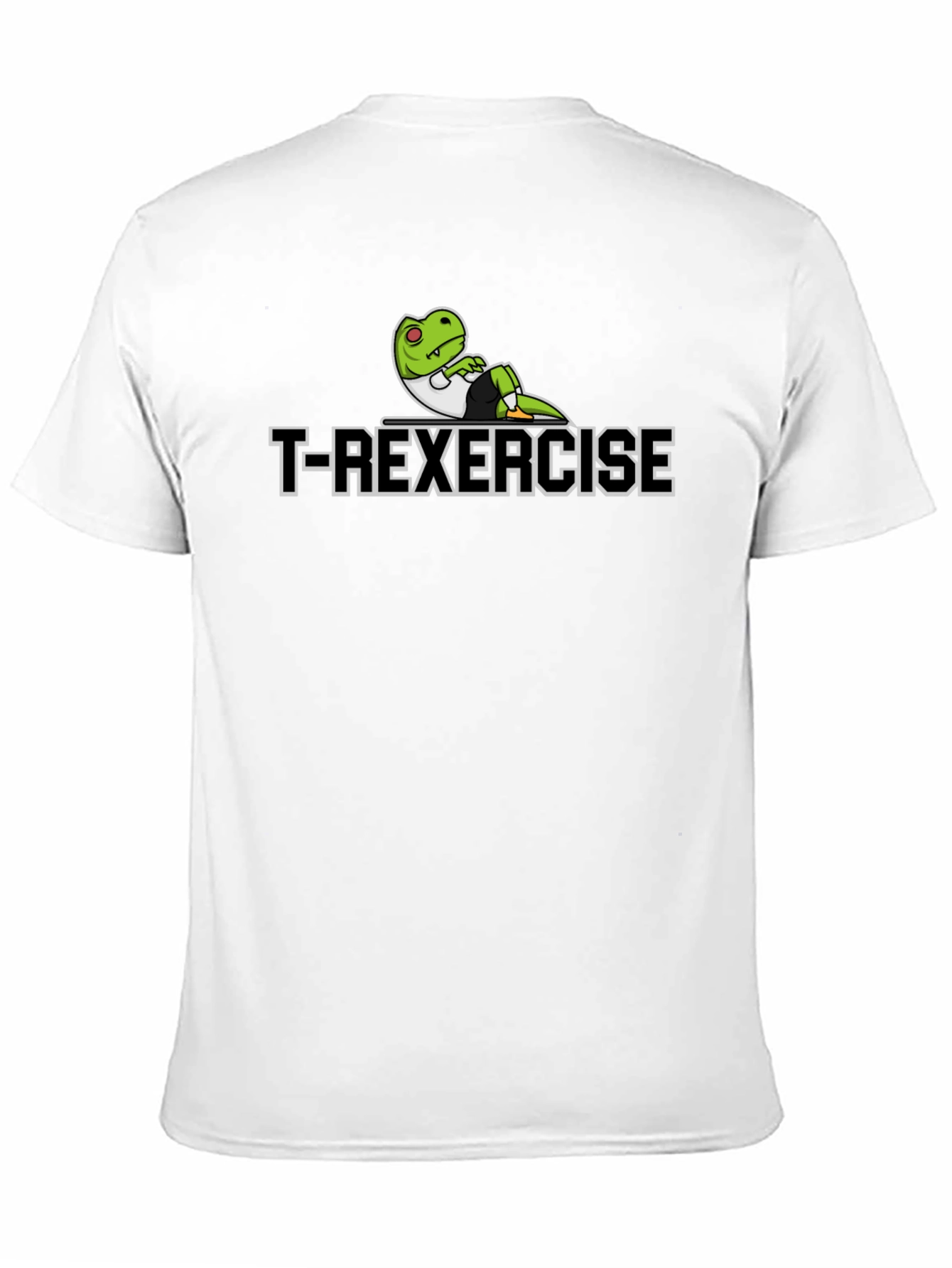 T-Rexercise T-Shirt - Black Cotton Tee