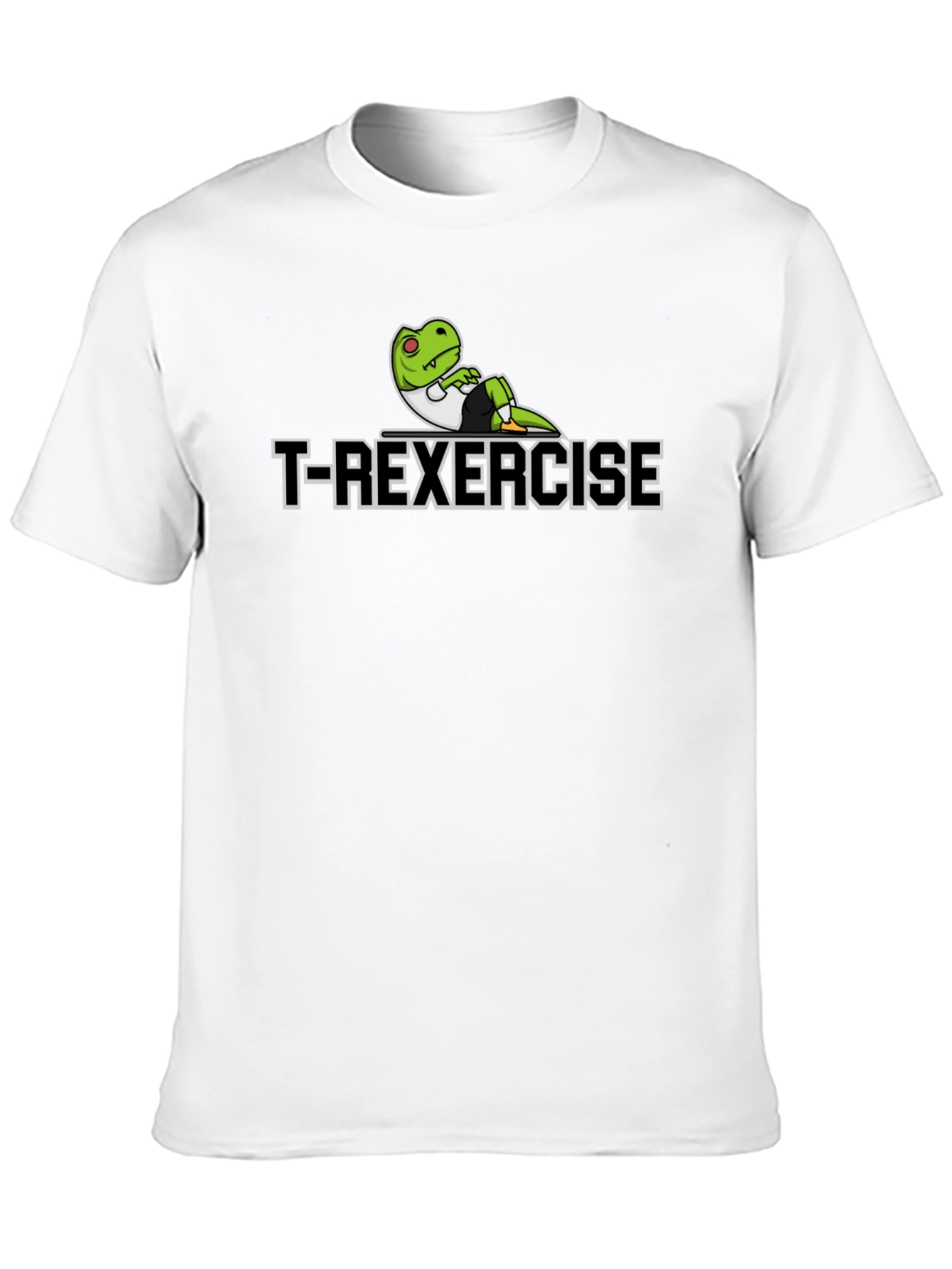 T-Rexercise T-Shirt - Black Cotton Tee