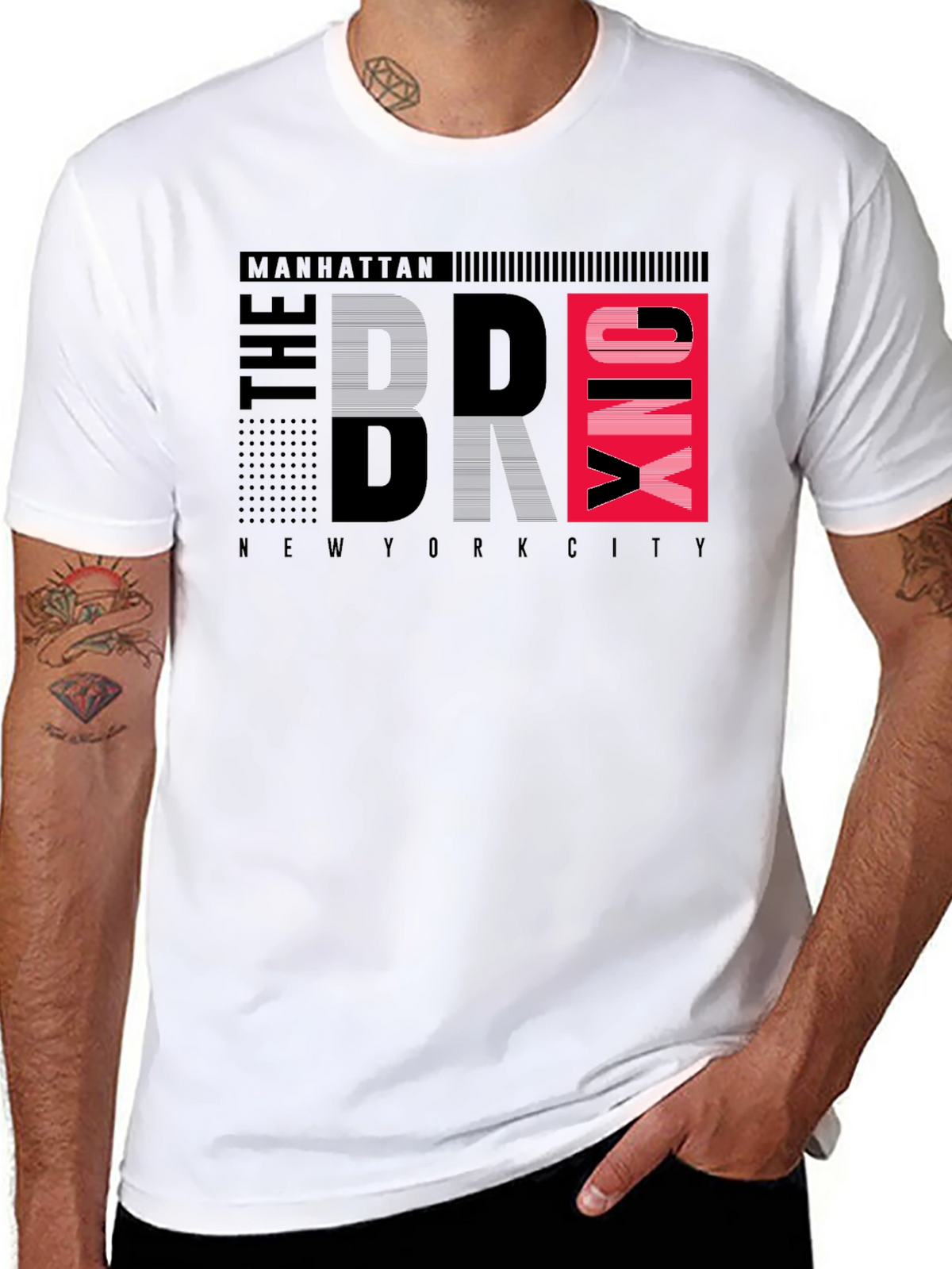 Manhattan Bronx NY City T-Shirt