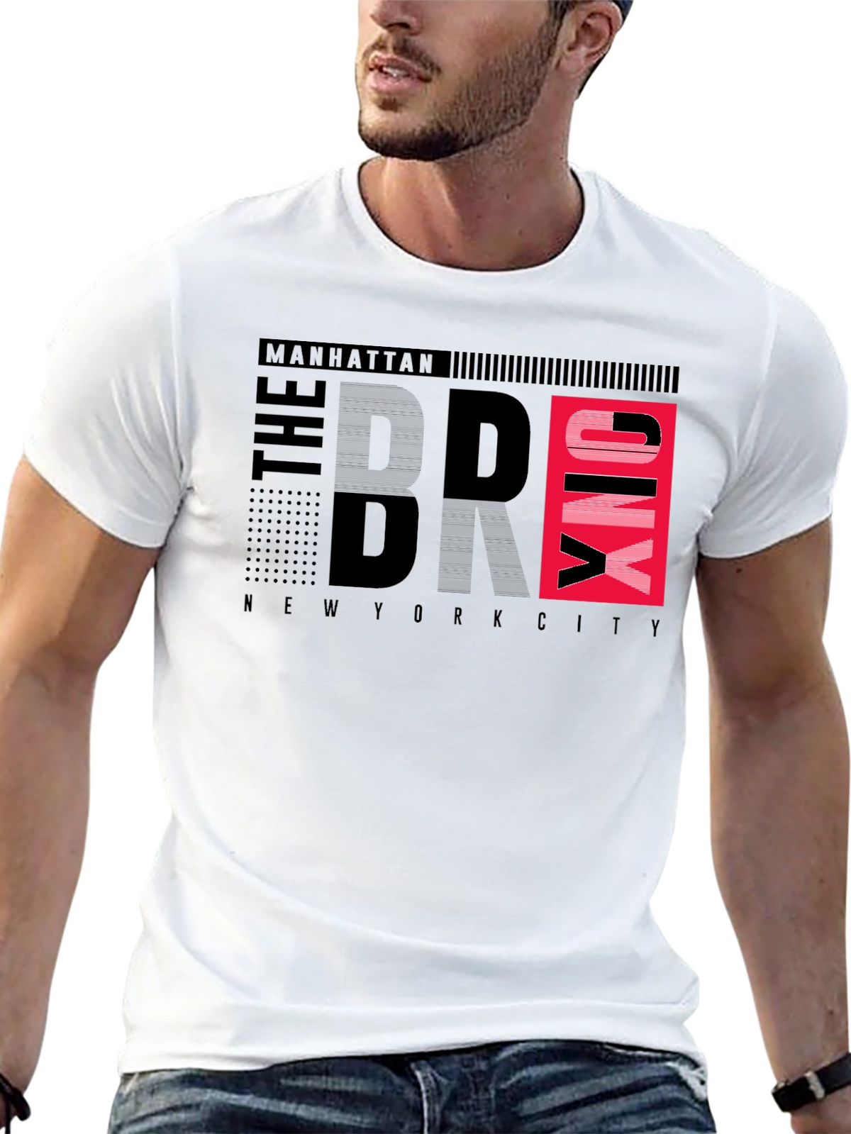 Manhattan Bronx NY City T-Shirt