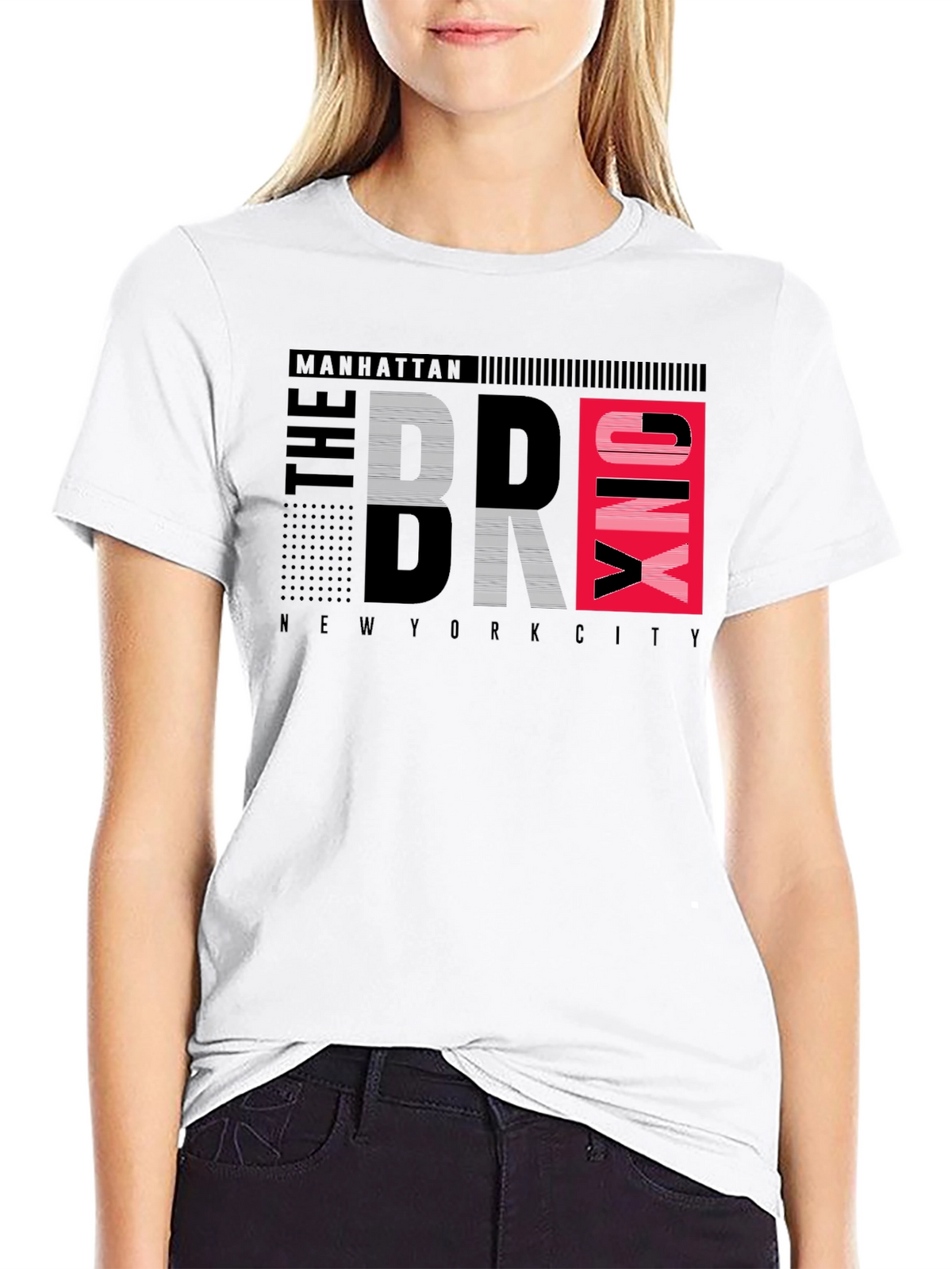 Manhattan Bronx NY City T-Shirt