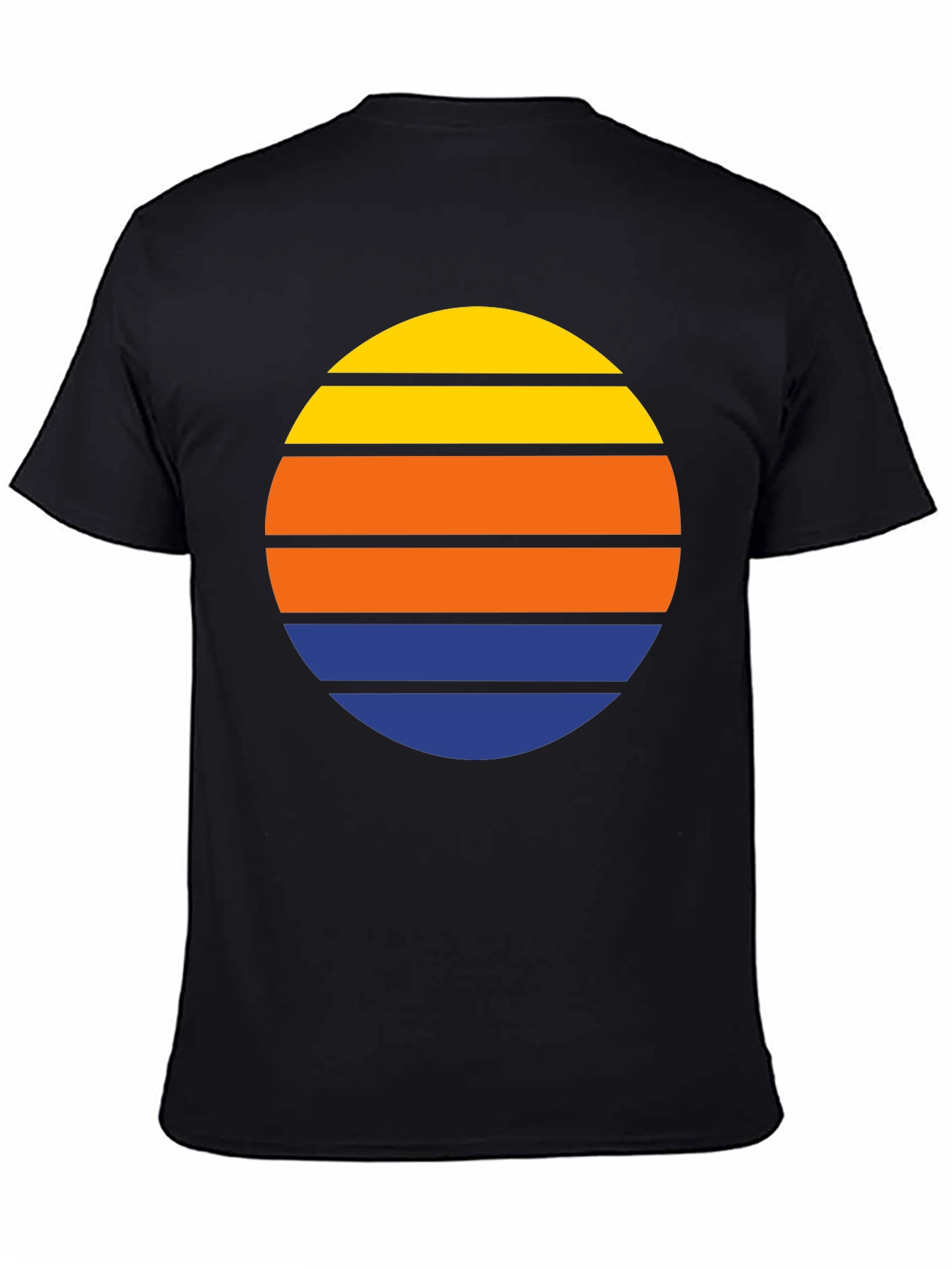 Retro Sunset Striped T-Shirt