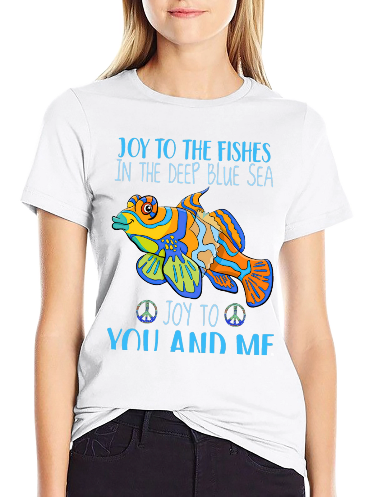 Joy to the Fishes Graphic T-Shirt