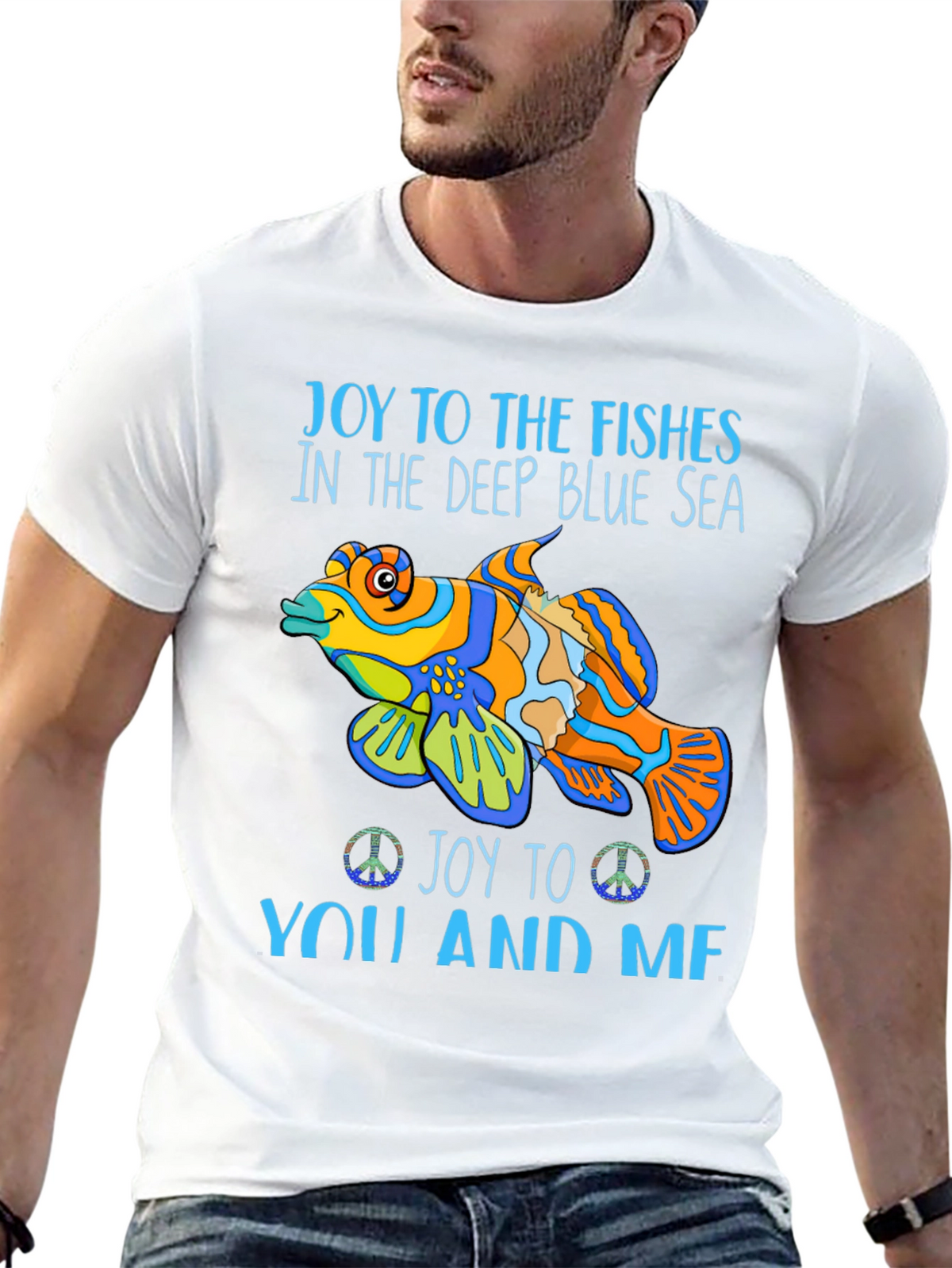 Joy to the Fishes Graphic T-Shirt